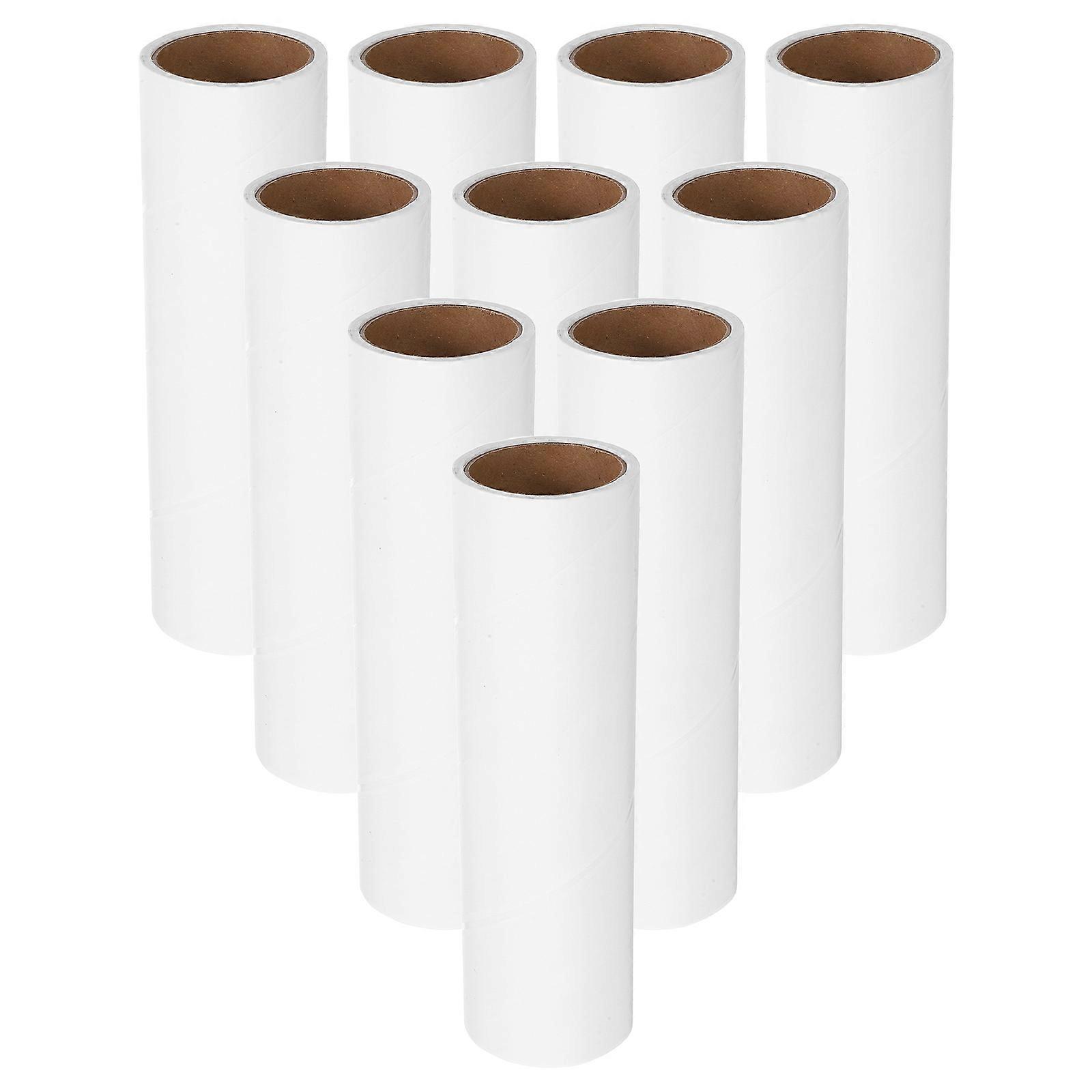 Pet Hair Roller Refills Lint Rollers For Household Users 10 Rolls Cylindrical