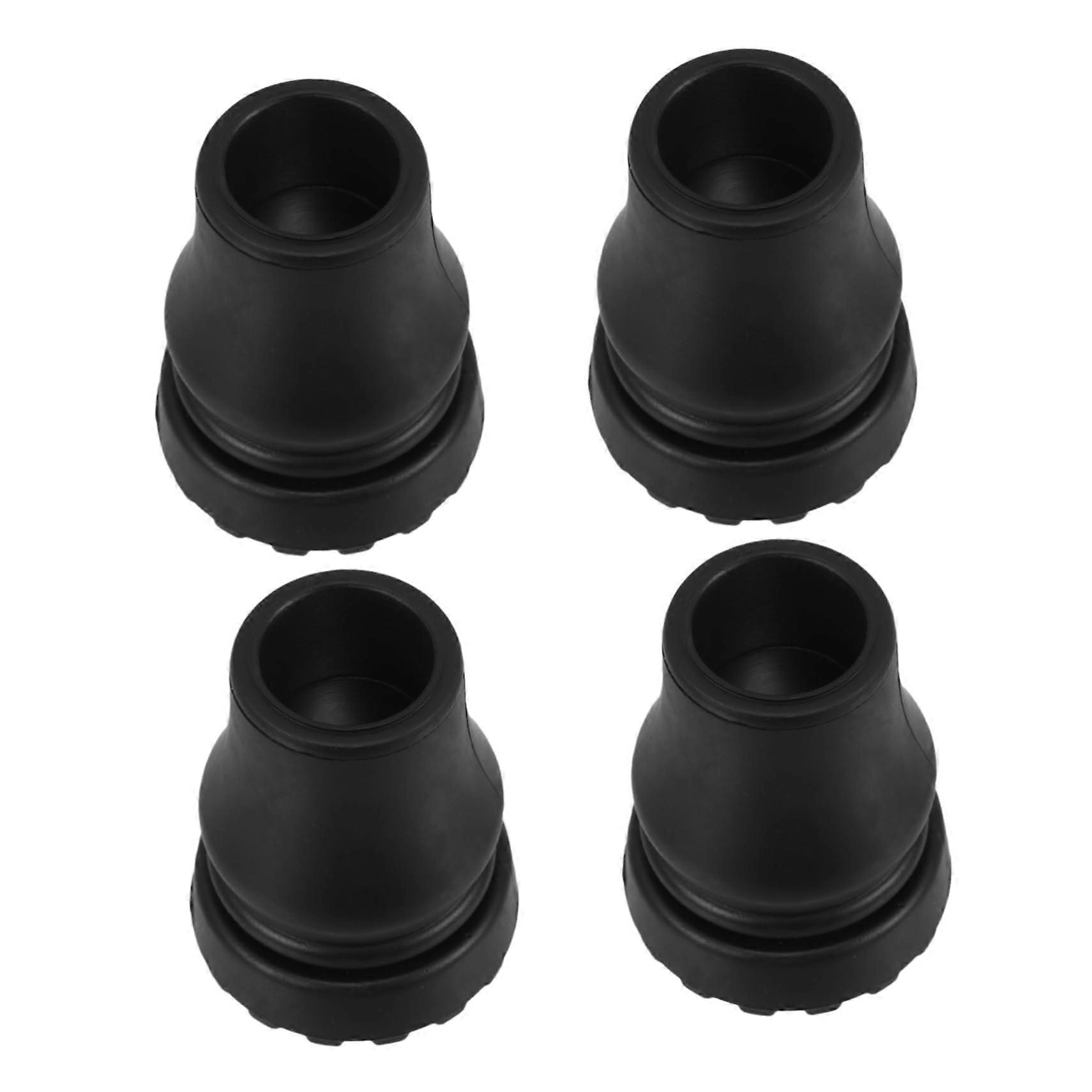 4 pieces walking stick rubber feet nonslip tips easy tallation durable