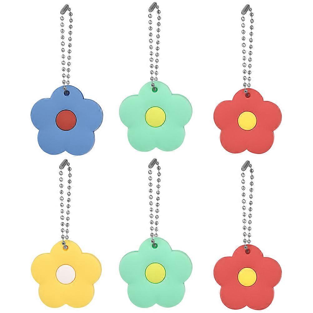 Silicone Key Protectors Elegant Design Daily Use Organize Keys 4.30X4.20X0.50Cm 6Pcs