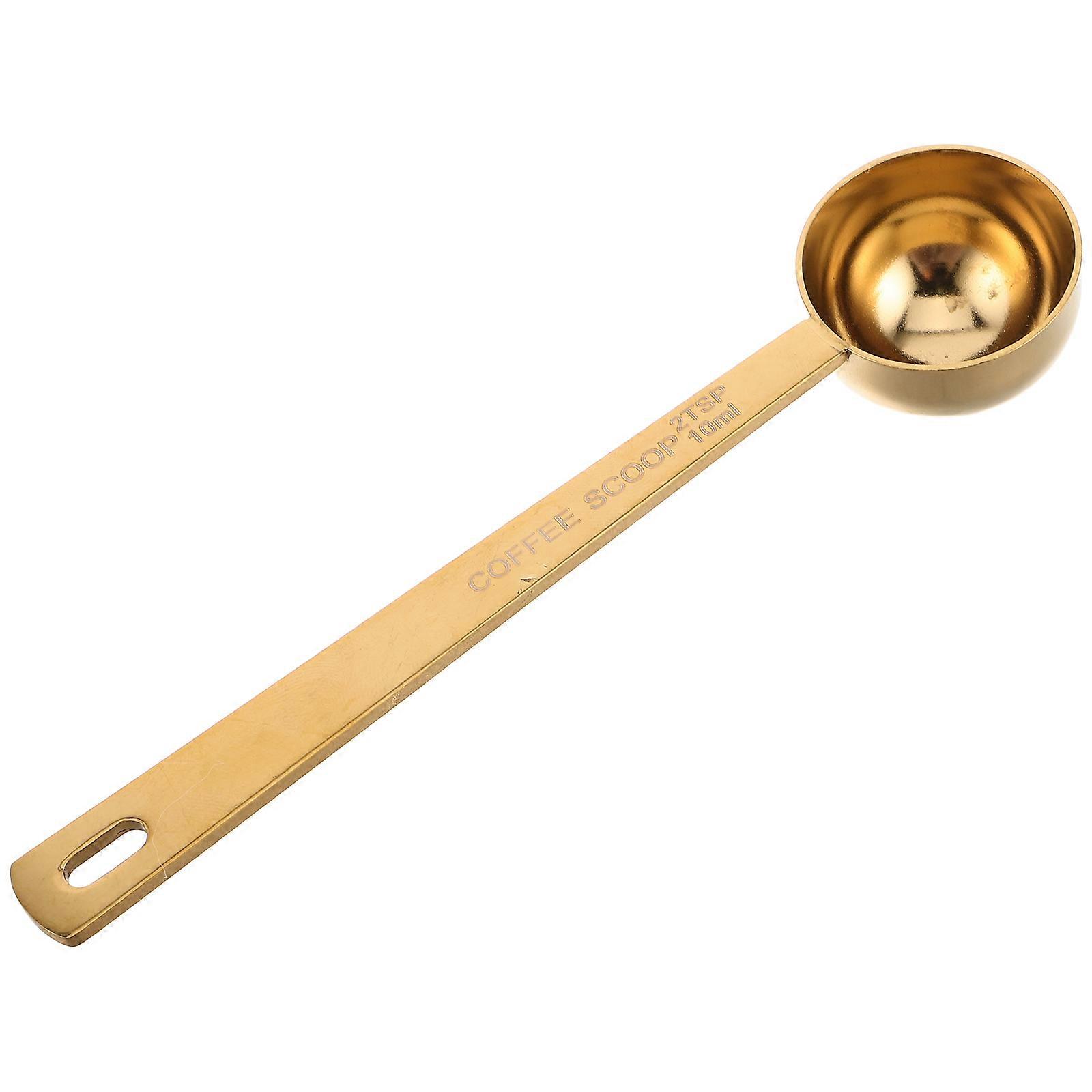 Stainless Measuring Spoon Long Handle Users 5.50X1.26X0.79IN Stirring 1Set