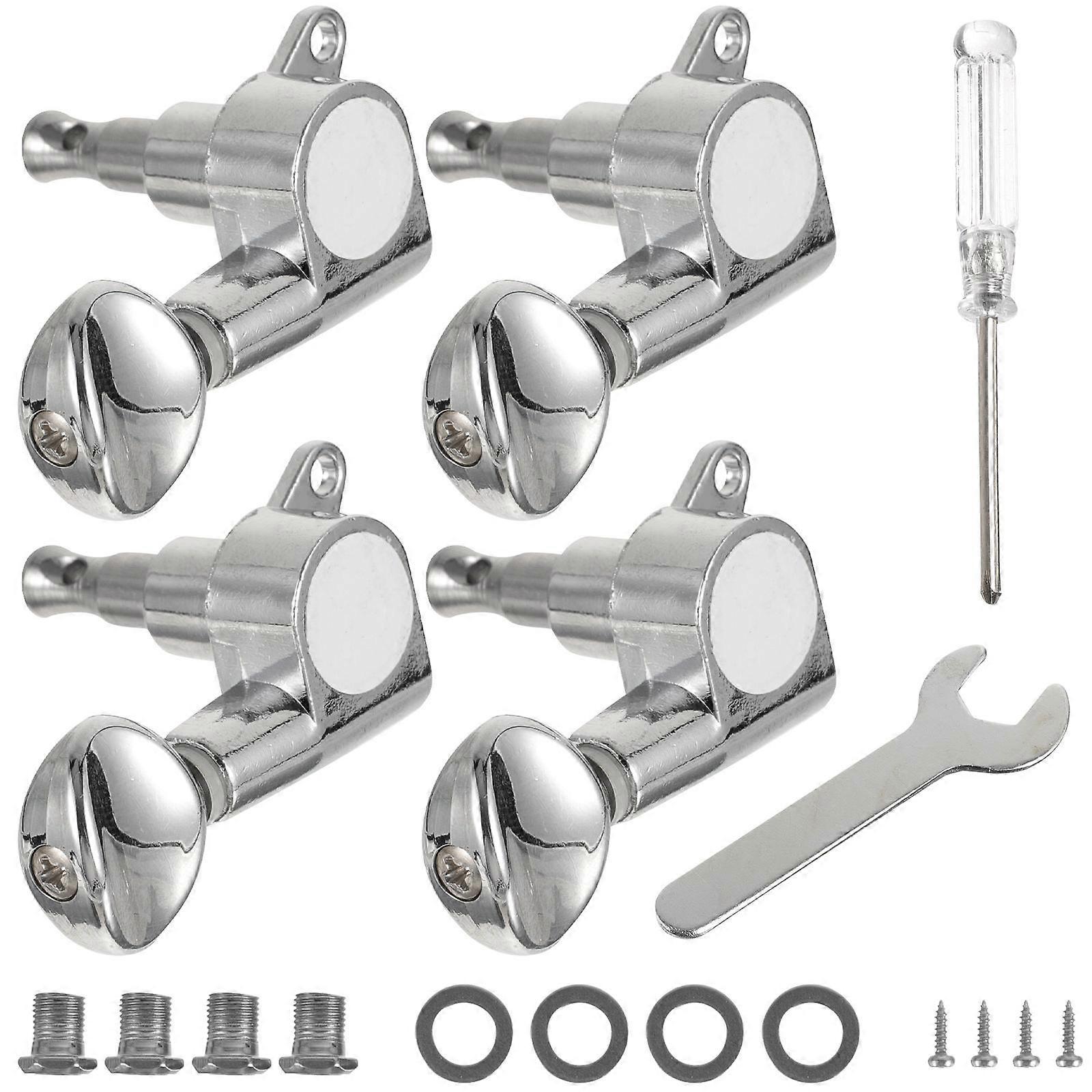 Guitar Tuner Key Acoustic Guitar Tuning Pegs Ukuleles Practicing Adjustable 1Set