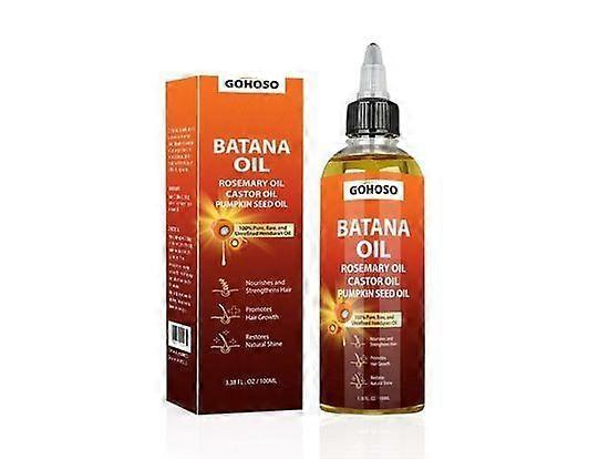 Batana Oil for Hair Growth | 4-in-1 Pure Unrefined Honduran Oil with Rosemary, Castor & Pumpkin Seed | Nourish, Strengthen, Prevent Loss & Split Ends