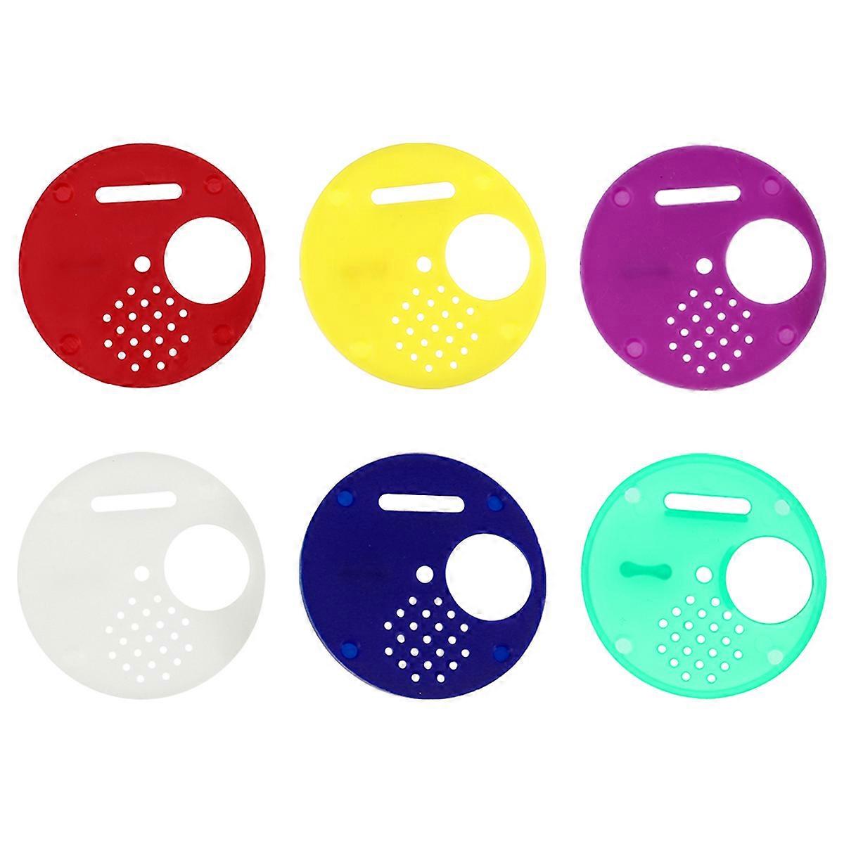 36 قطعة جولة البلاستيك النحل بوابة بوابة الأقراص قرص العسل عش الباب فتحات التهوية لتربية النحل قطاع أعلى تزاوج خلايا النحل لون عشوائي