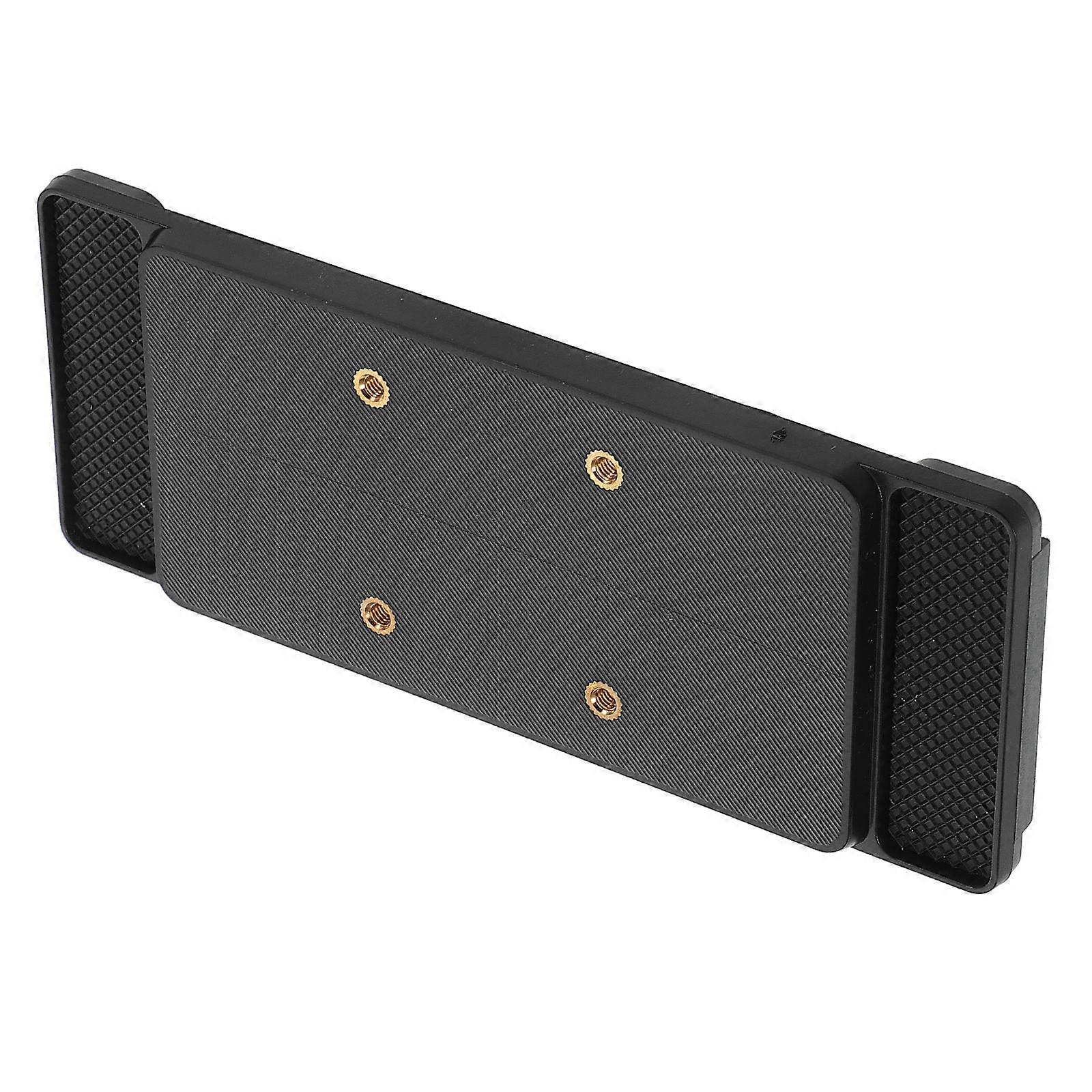 Dash Cam Mount Universal Mounting Plate Black 12.50X5.00X0.80CM Continuous Recording 1Pack