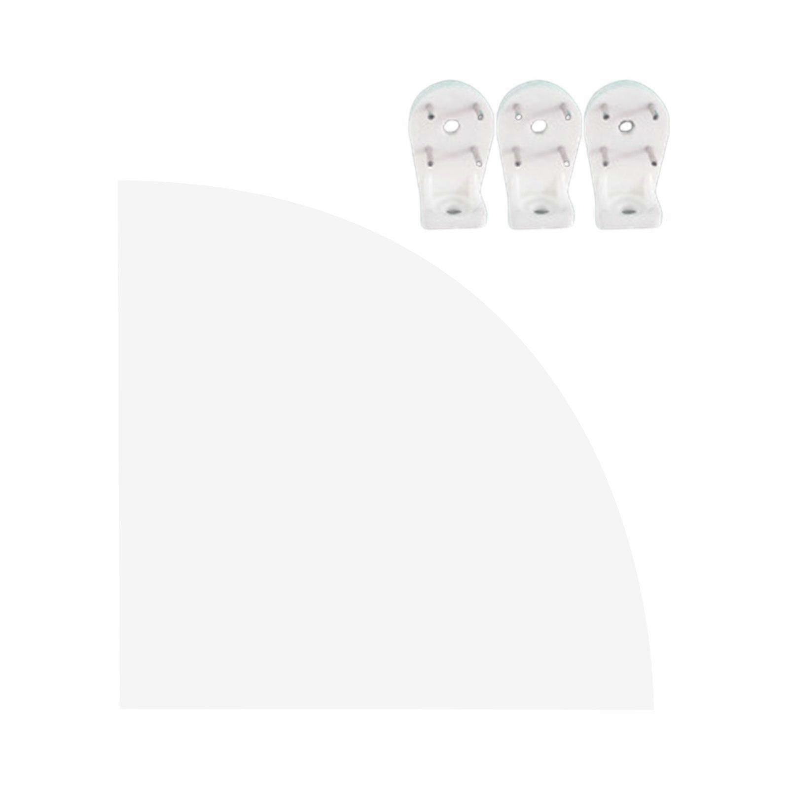 Lightweight Modern Wall Mount Display Shelf Stand for Office, Farmhouse, and Kitchen - Hanging Corner Shelf and Floating Shelves Suitable fo