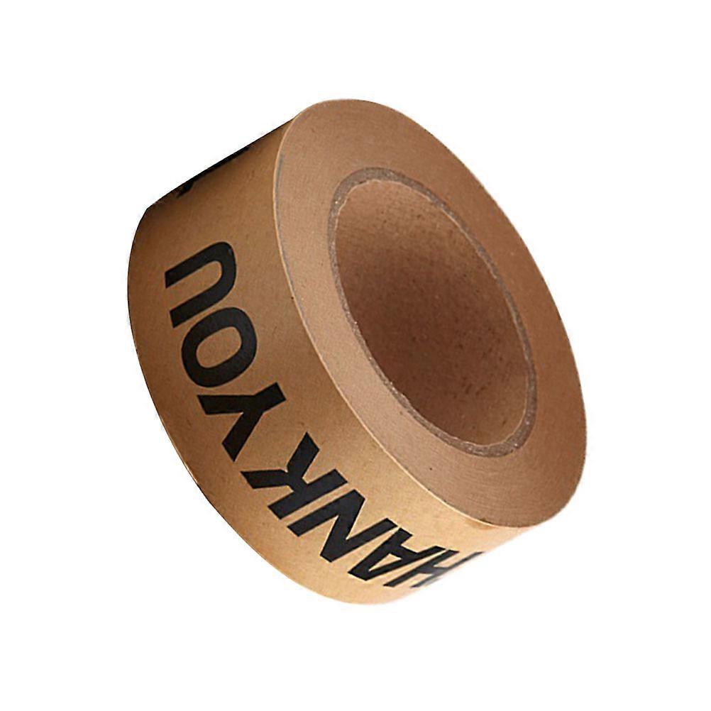 Paper Packing Tape Sealing Paper Tape Activity Site Layout Fixed Khaki 50m x 5cm Writable 1Pcs
