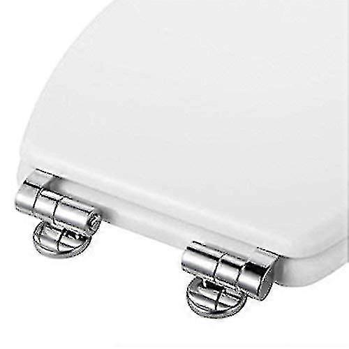 Clips de charnière de siège de toilette, ensemble de 2 charnières de siège de toilette de remplacement avec fixations en alliage de zinc