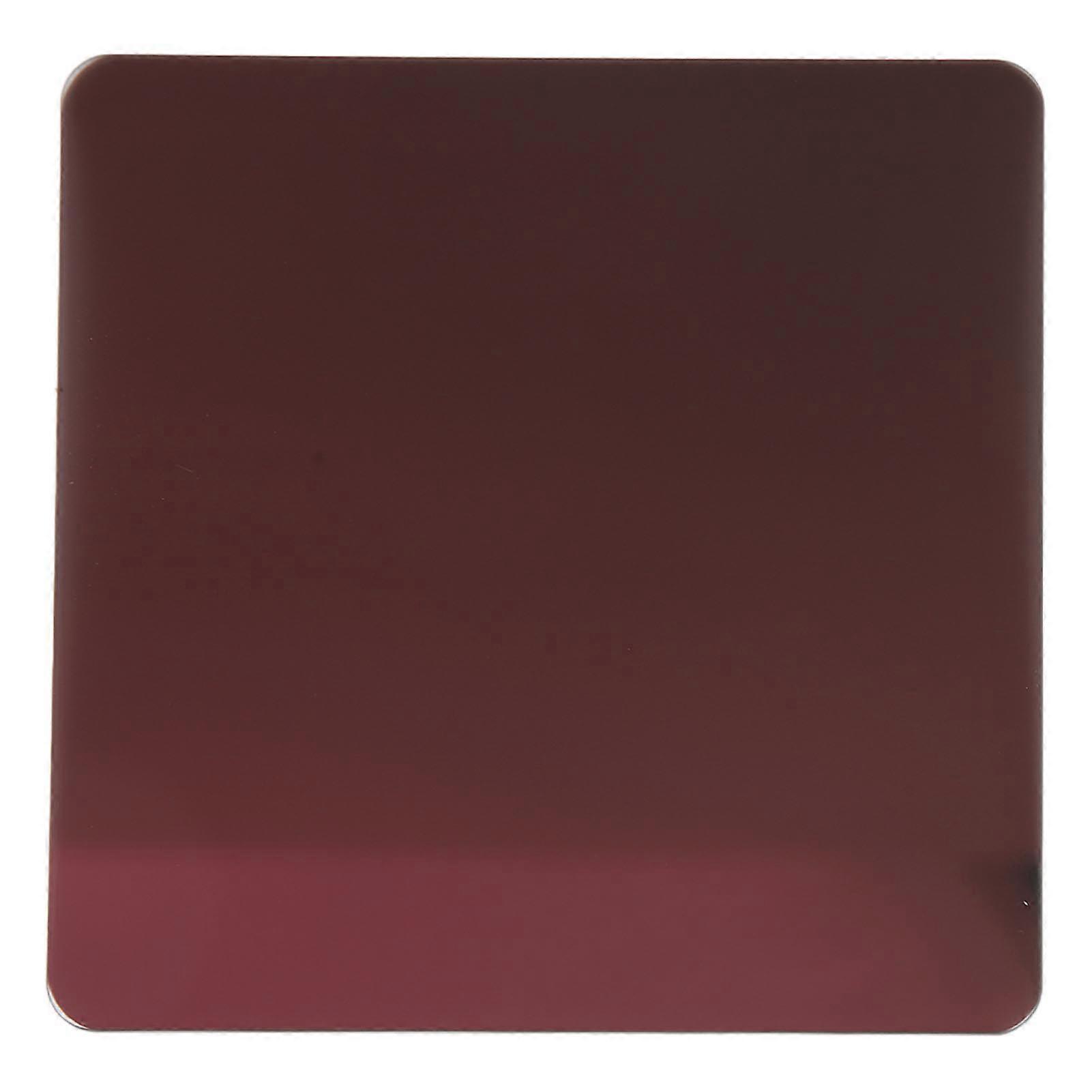 100x100mm Square ND Filter Multi Layer Coating Neutral Density Filter for Photography 2mm Thickness ND8 