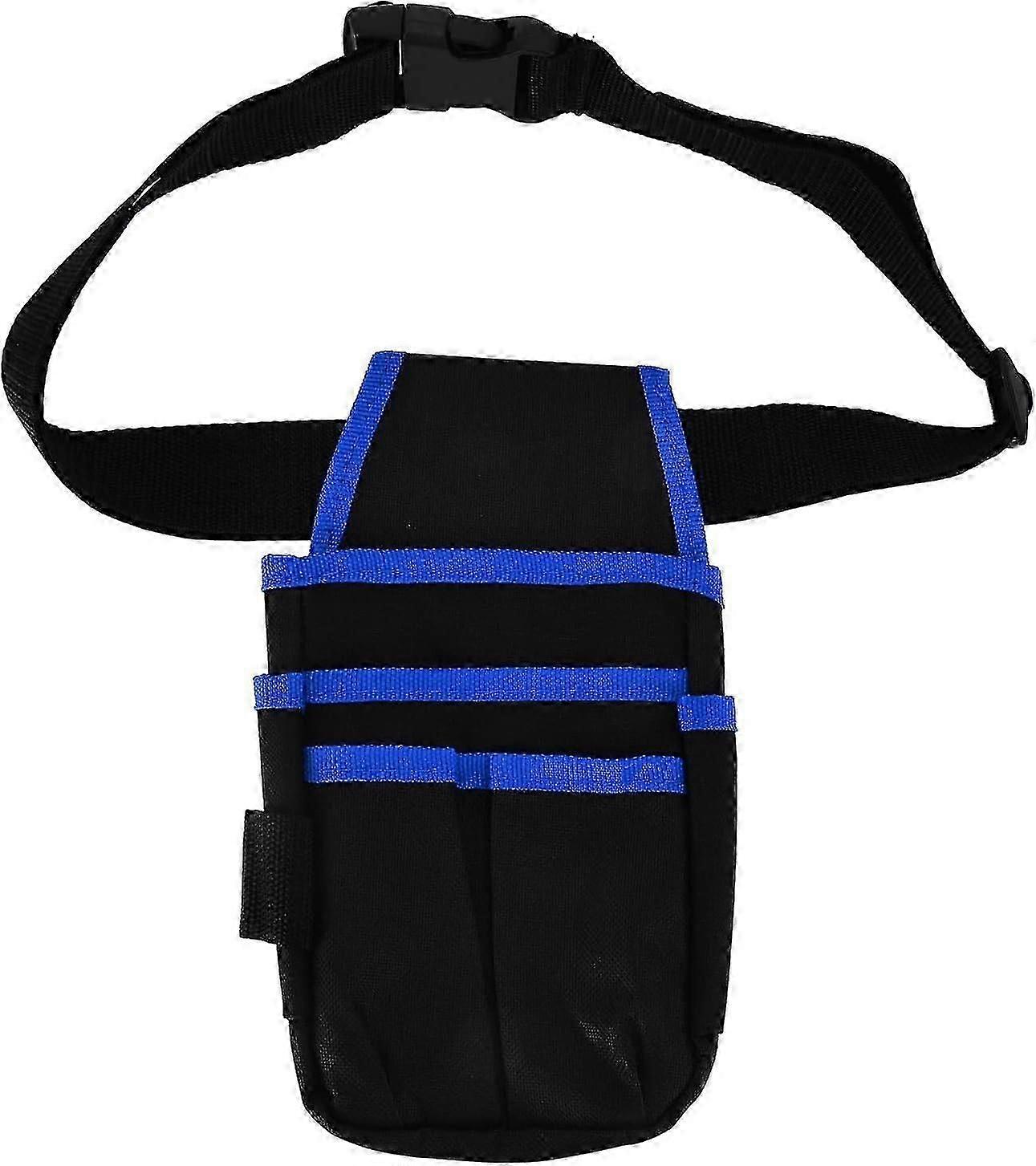 Tool Pouch,Electrical Maintenance Work Pouch Bag with Comfortable Adjustable Belt,Ideal(Blue)
