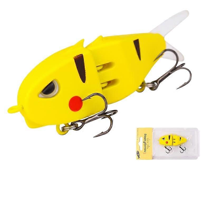 Mini Glide Bait for Bass Fishing, 5-Inch Slow Sinking Wide S-Movement Lure, Smooth Glide Baits for Freshwater Angling