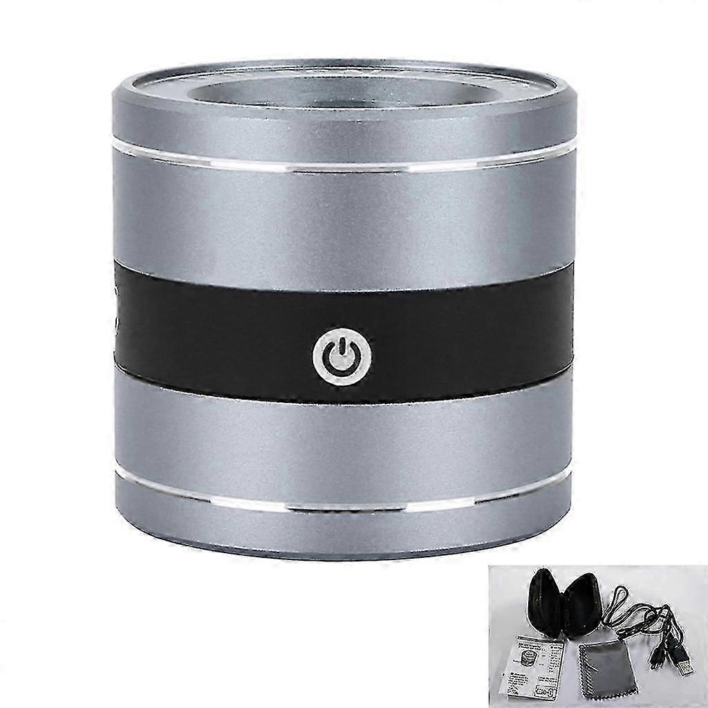 10x Metal Magnifying Glass Usb Charging Lens Loupe Magnifier With Scale Led Uv