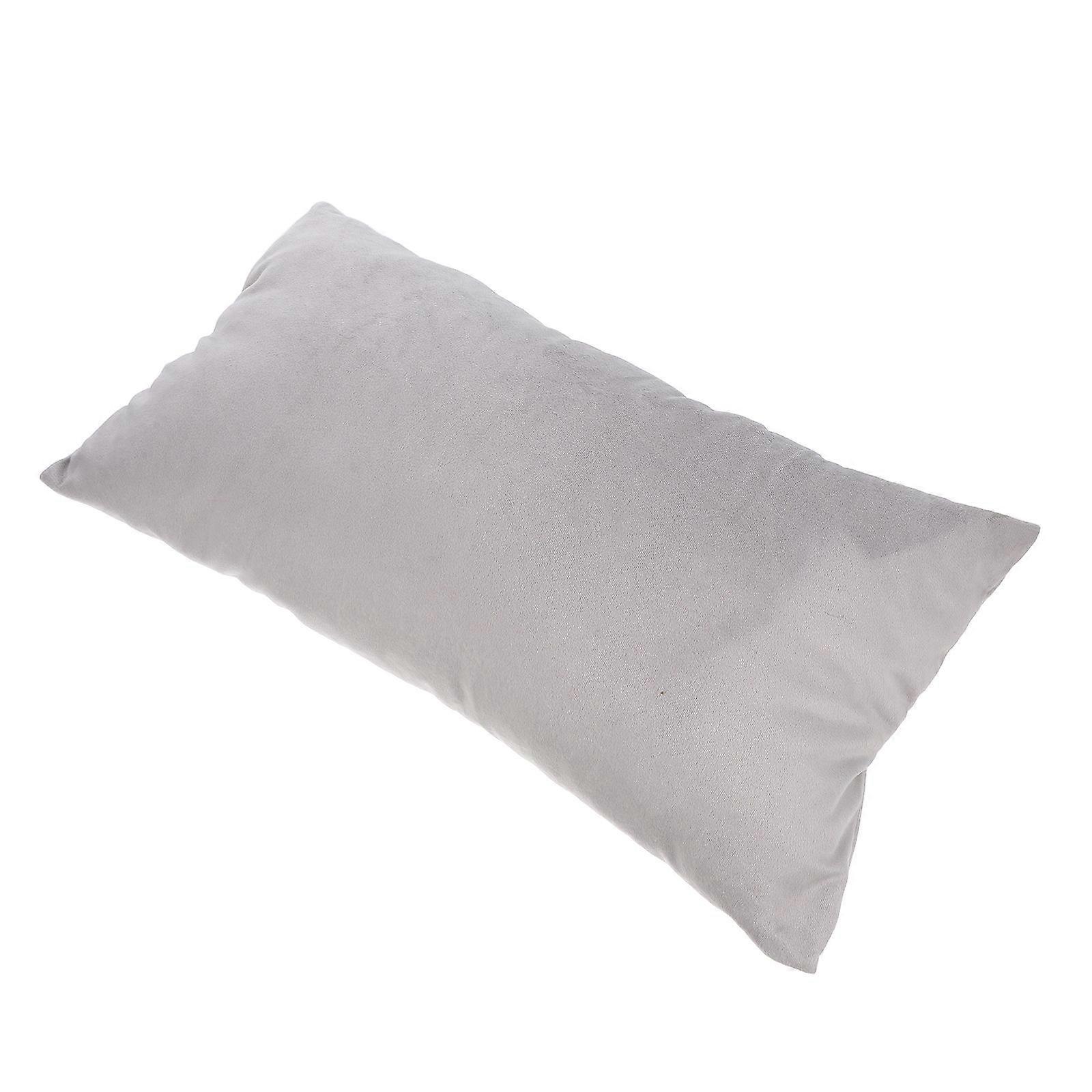 Lounge Chair Cushion Recliner Headrest Elastic Band Connection Light Grey 40.00X20.00X11.00CM 1Pack