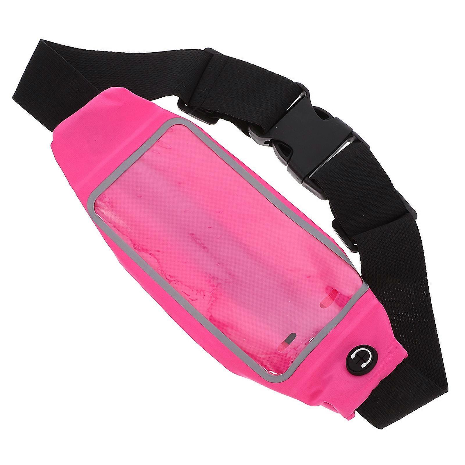 Slim Running Waist Pack for Travel Construction Work Rectangular Shape Adjustable Strap 1Pcs