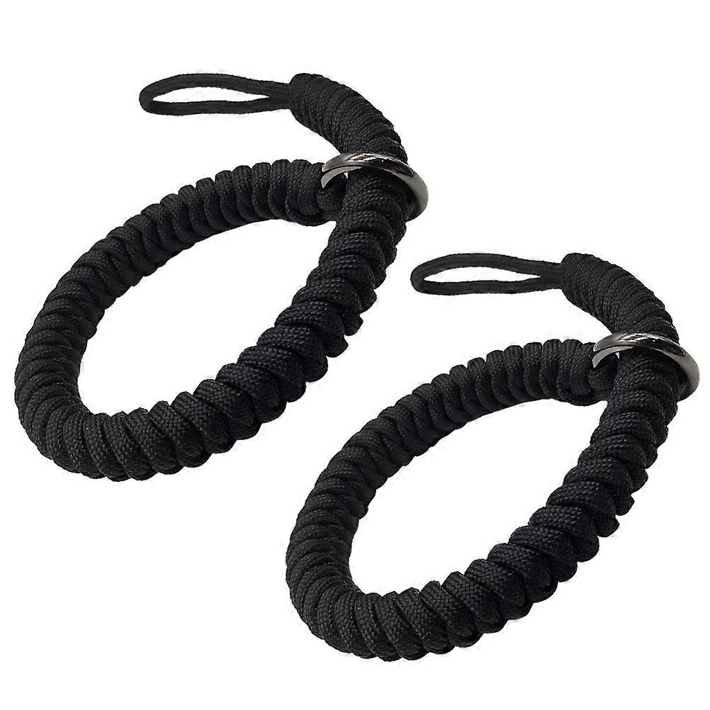 Protect From Drops Camera Wrist Strap Adjustable For Photographers 45x2.5x1.5cm High Strength Black 2Set
