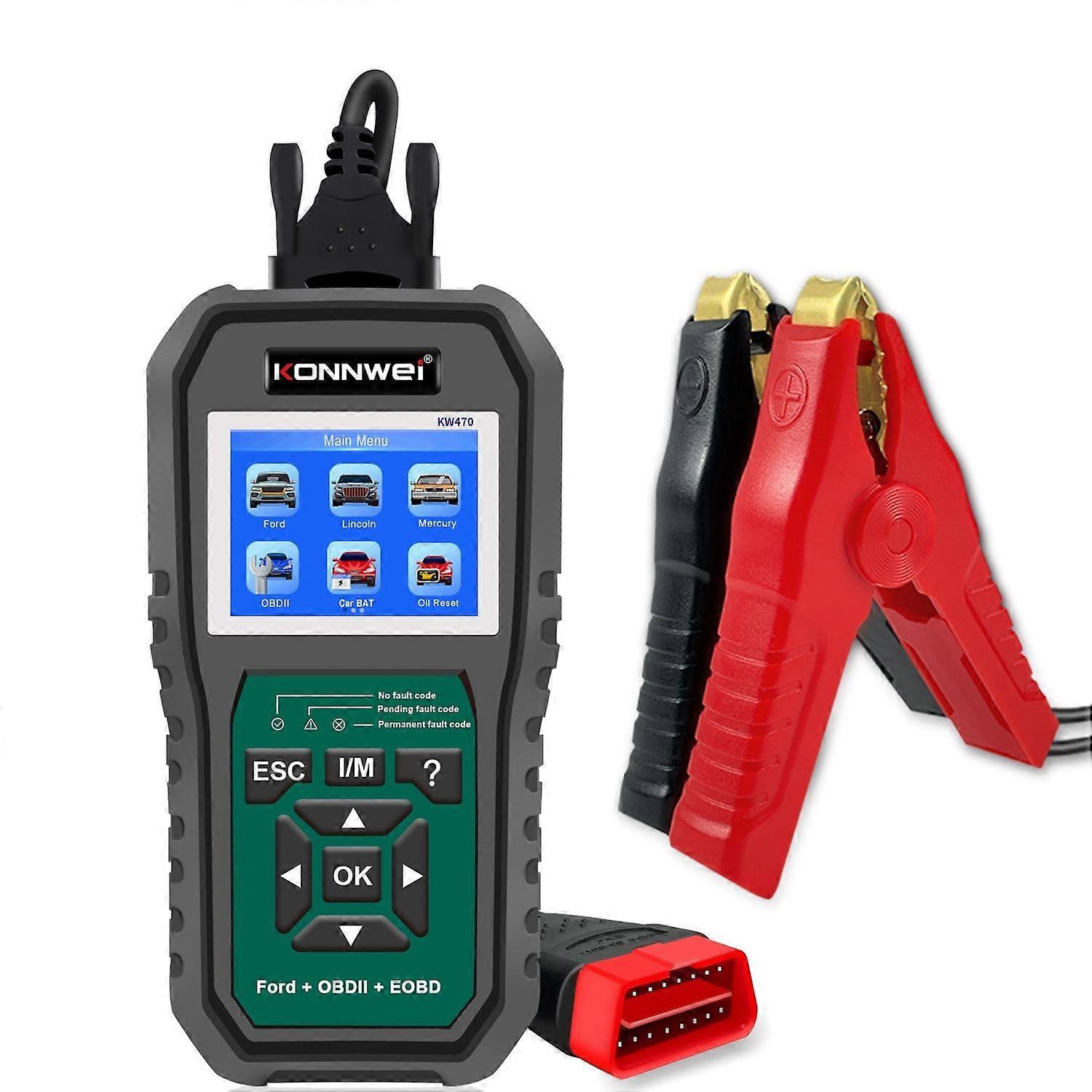 2.8 inch Color Screen Car OBD2 Fault Diagnostic Scan Tool KW470