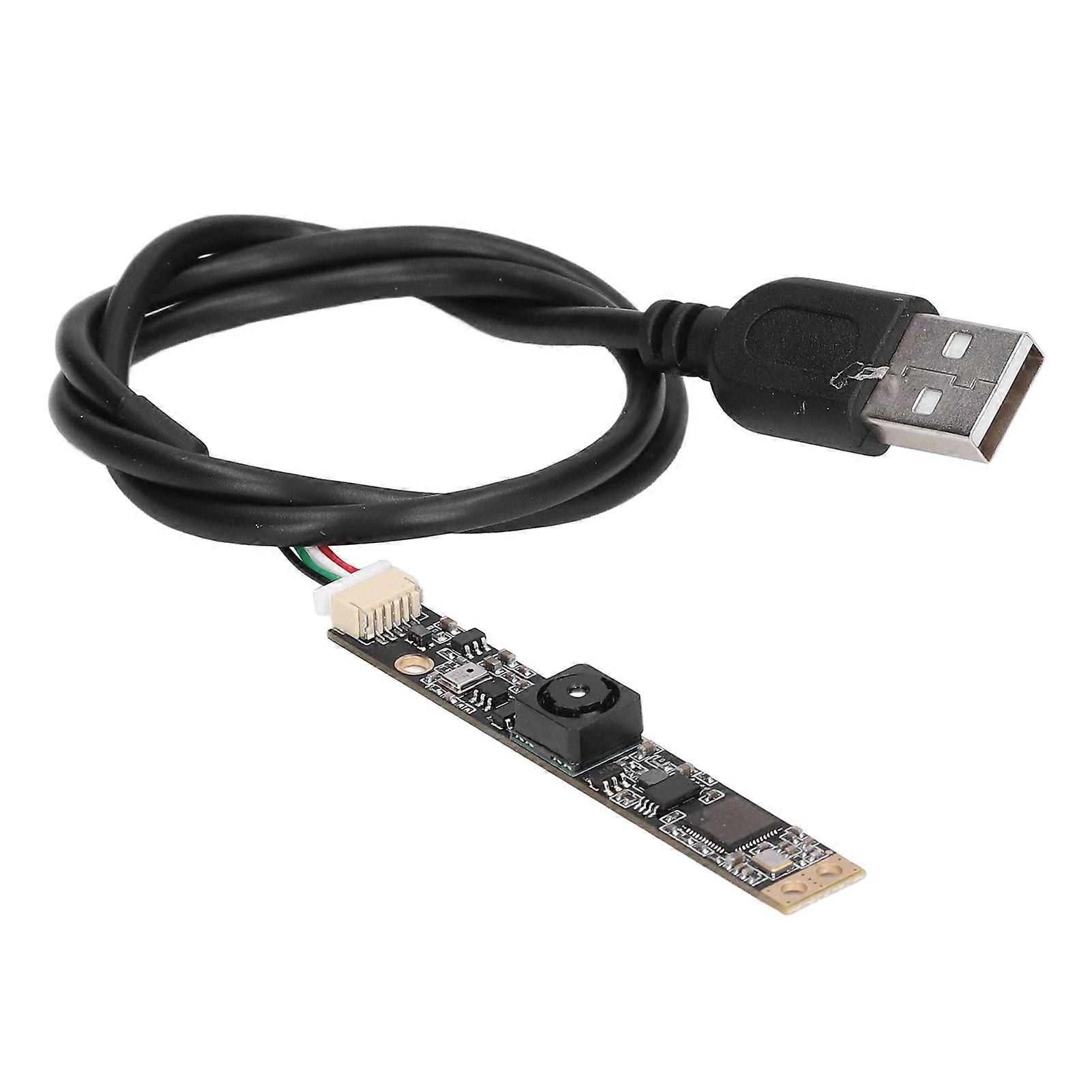 8 MP Camera Module 74.9° Lens Fixed Focus Webcam Board with USB Cable HBV‑8M1915FF V22