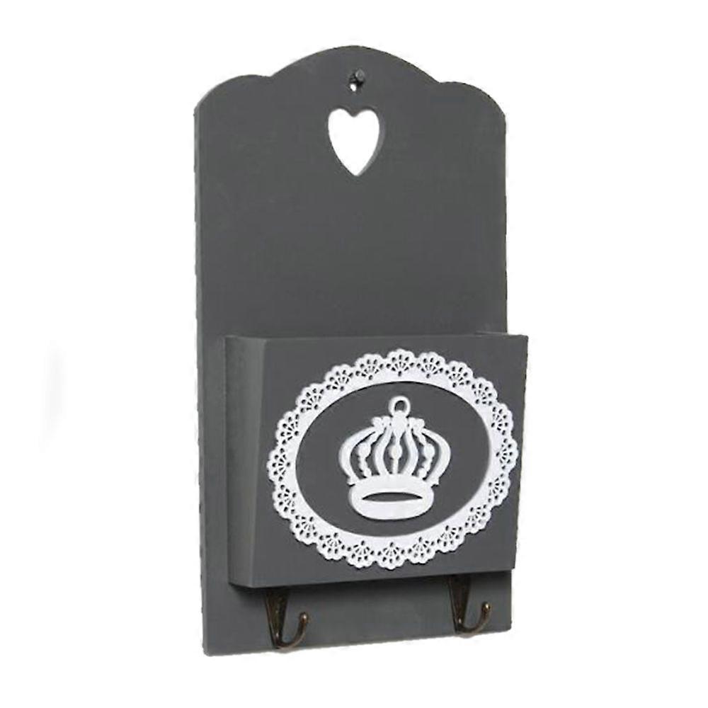 European style newspaper storage box wall hanging with hook