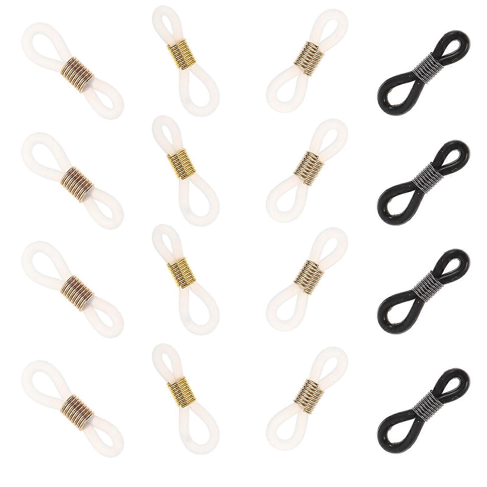 20Pcs Anti Skid Glasses Fixing Chain Holders for Glasses Chain Fixators in Assorted Colors
