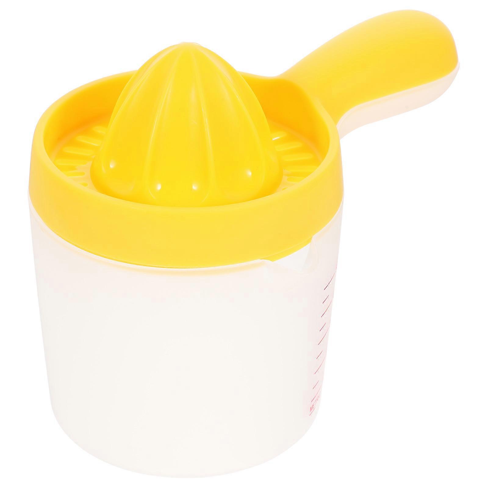 Fruit Juice Squeezer Manual Operation Efficient Squeezing For Outdoor Picnic Transparent 1Pcs