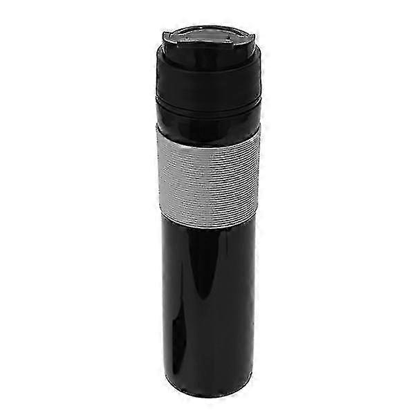 Portable Mini Espresso Maker Handheld Manual Coffee Machine (1pc, Black)