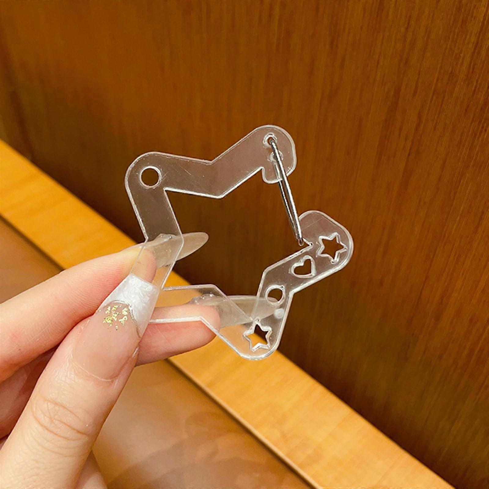 hiwhale Acryl Multifunctional AllPurpose Keychain Cartoon Shaped Mountain Climber Buckle Key Holder Hook Bag Pendant Decoration Single Color A1