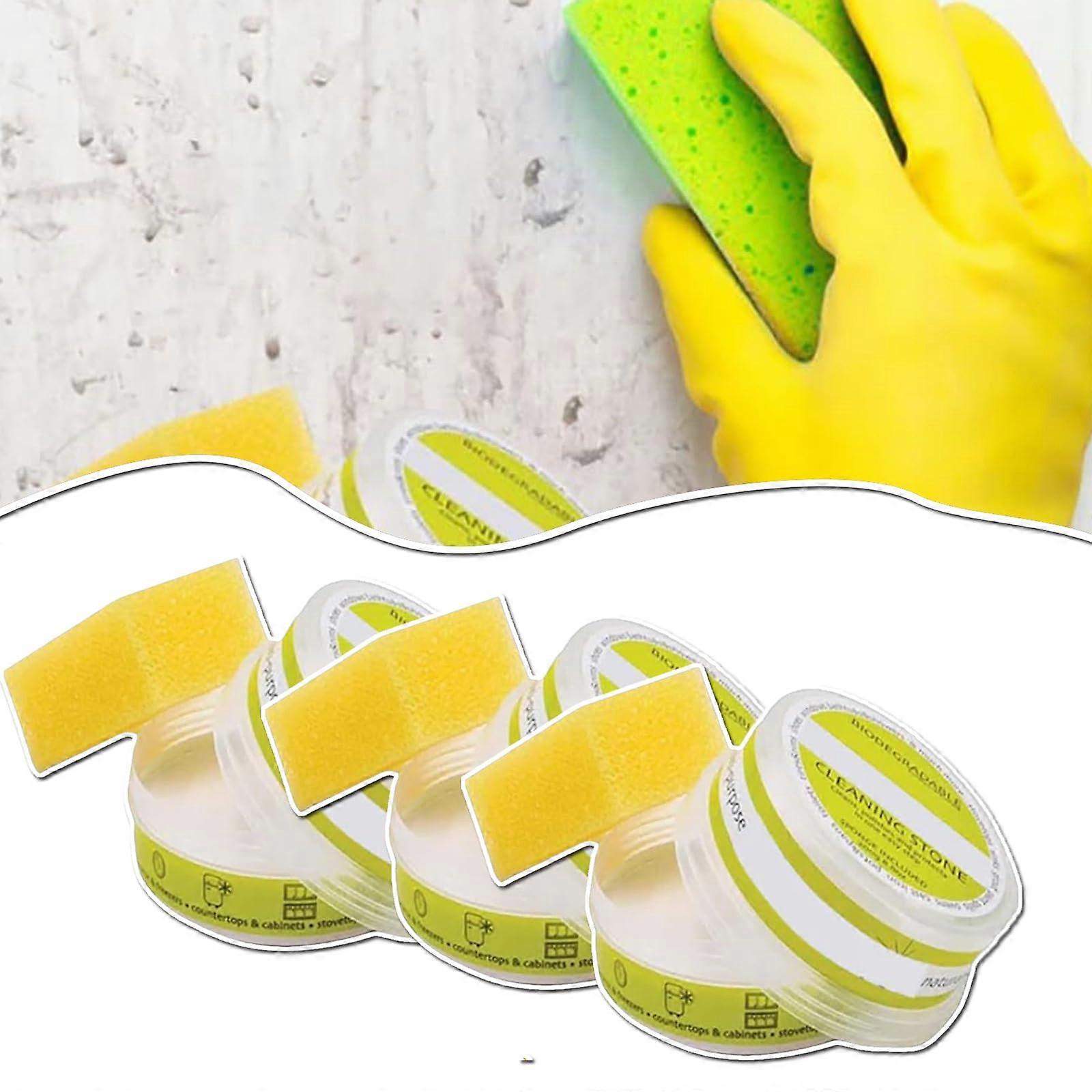 Eco-Friendly Cleaning Stone Set, Multi-Purpose Cleaning Pebble for Bathroom, Kitchen, Bedroom, 3-Pack