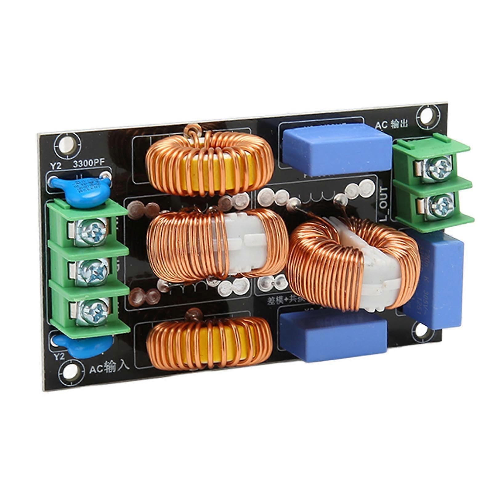 Power Supply Filtering Board 3 Stage Sound Amplifier EMI EMC Differential Mode Common Mode High Frequency Filter 