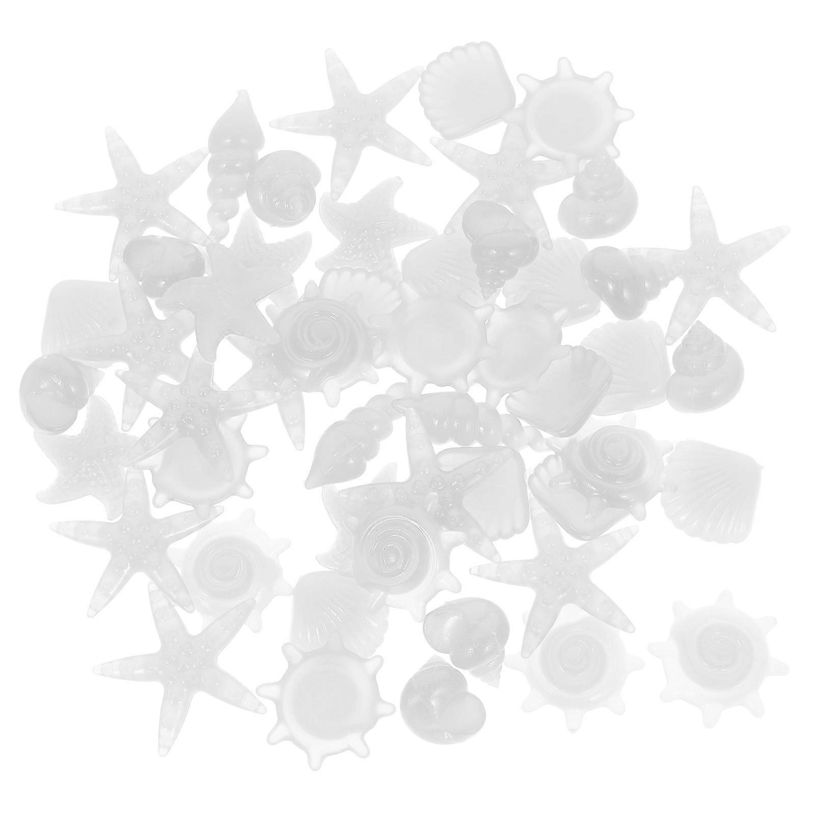 Glowing Small Gravel Aquarium Decoration Resin Material For Sidewalks Flower Arrangements 50Pcs