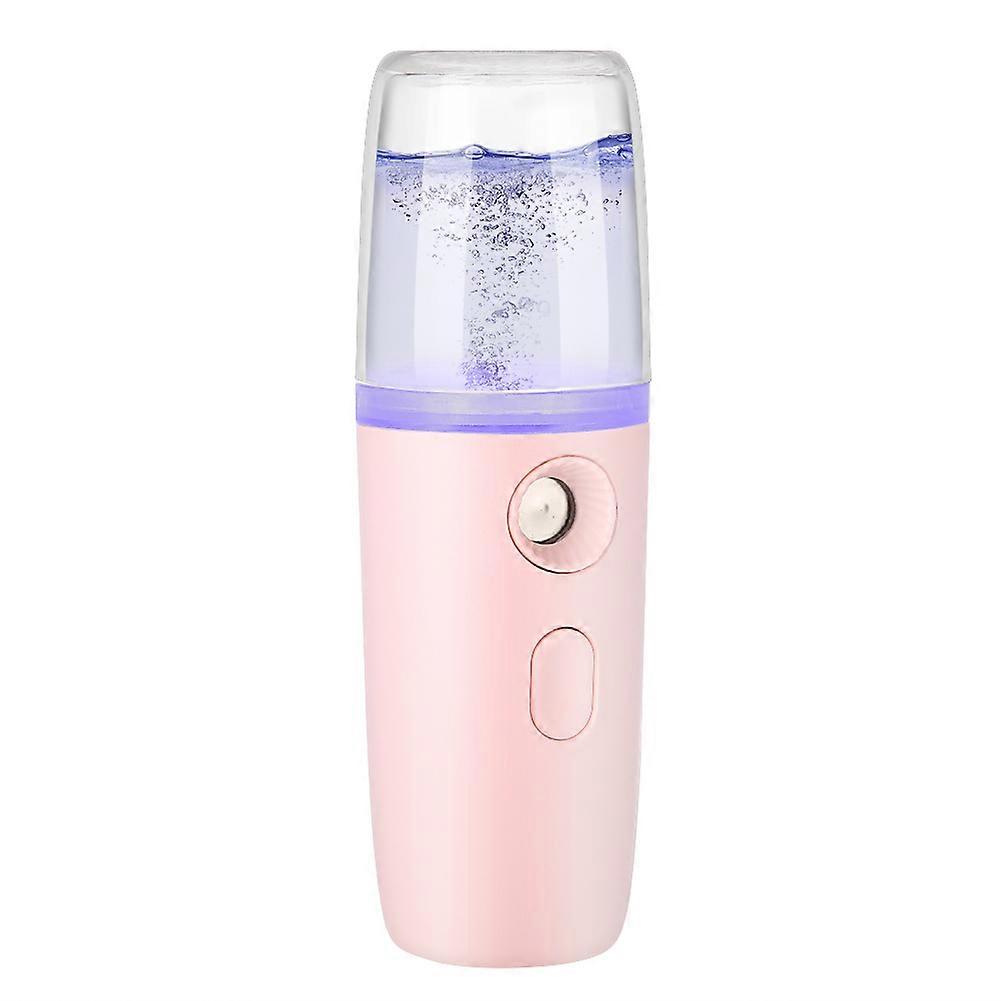 Nano Mist Sprayer Handy Atomization Machine Face Moisturizing Hydration Refreshing Pink