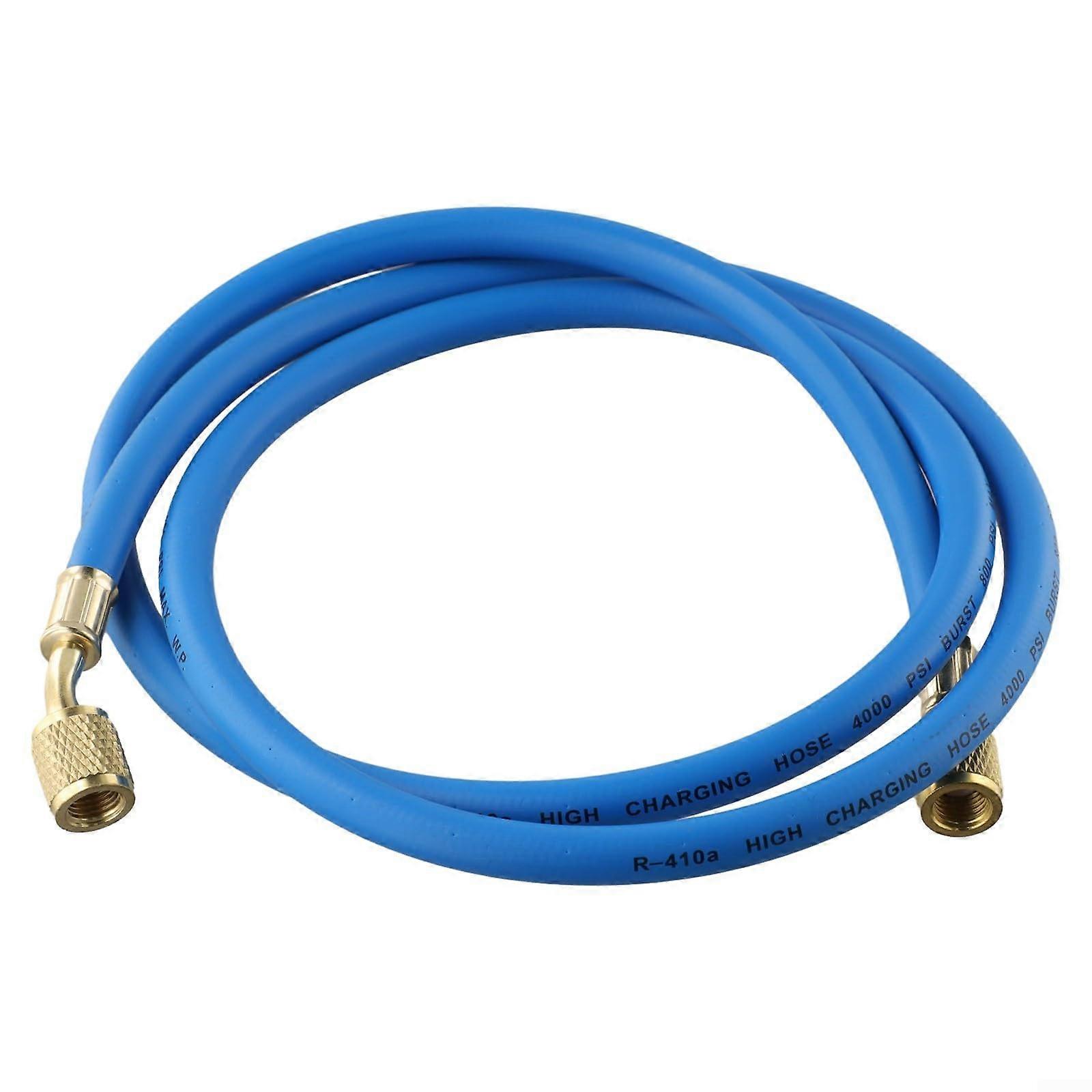 Hose for standard cooling applications with flexible rubber construction and secure brass connections at both ends.