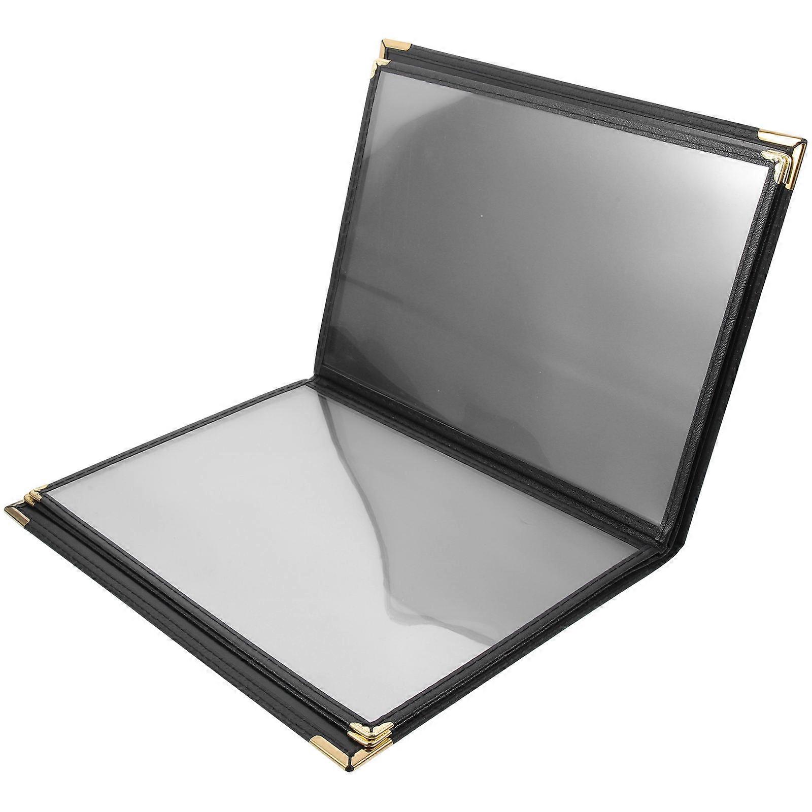 Restaurant Menu Holder Menu Sleeve for Daily Use with Transparent Protective Cover