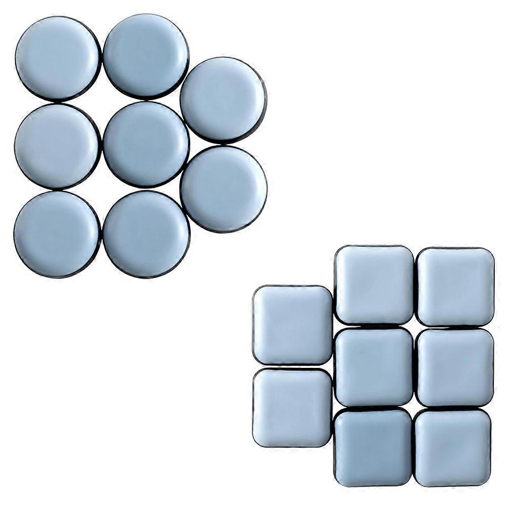 16pcs Self Adhesive Furniture Moving Mats, Chair Pads for Hardwood Floors, Noise Reducing, Pressure Resistant, Non Slip Floor Protectors