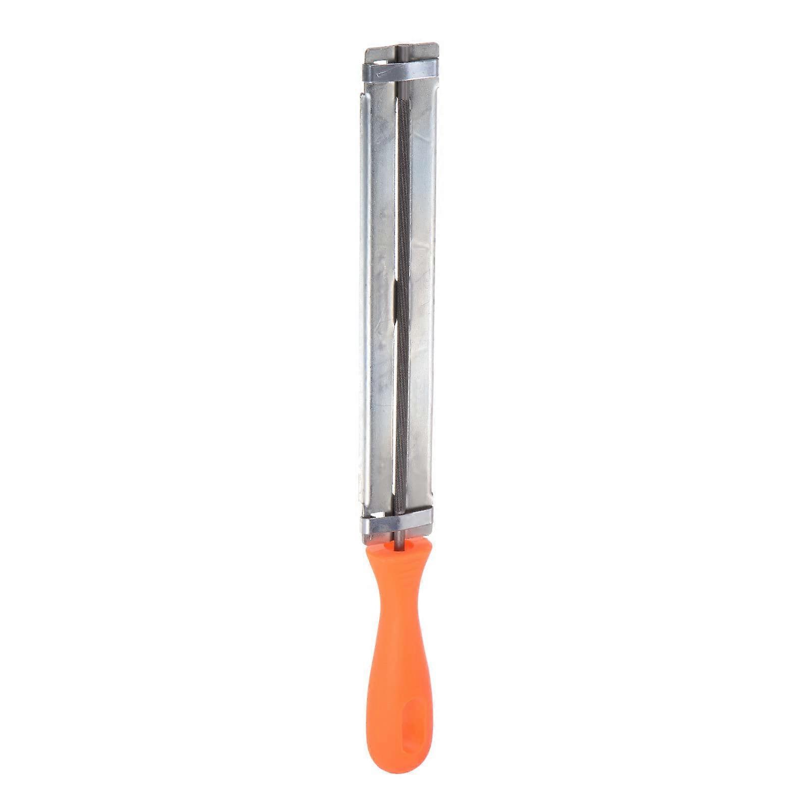 Chainsaw File Guide 4.5mm Round Rasp Chrome Steel Double Cut Teeth for Sharpening