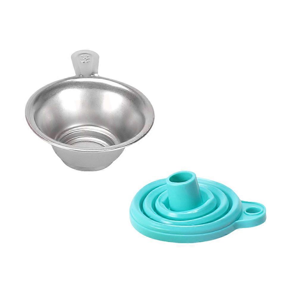 Resin Transferring Funnel Set Silicone Foldable Metal DLP SLA UV Photocuring 3D Printer Accessories 2Set