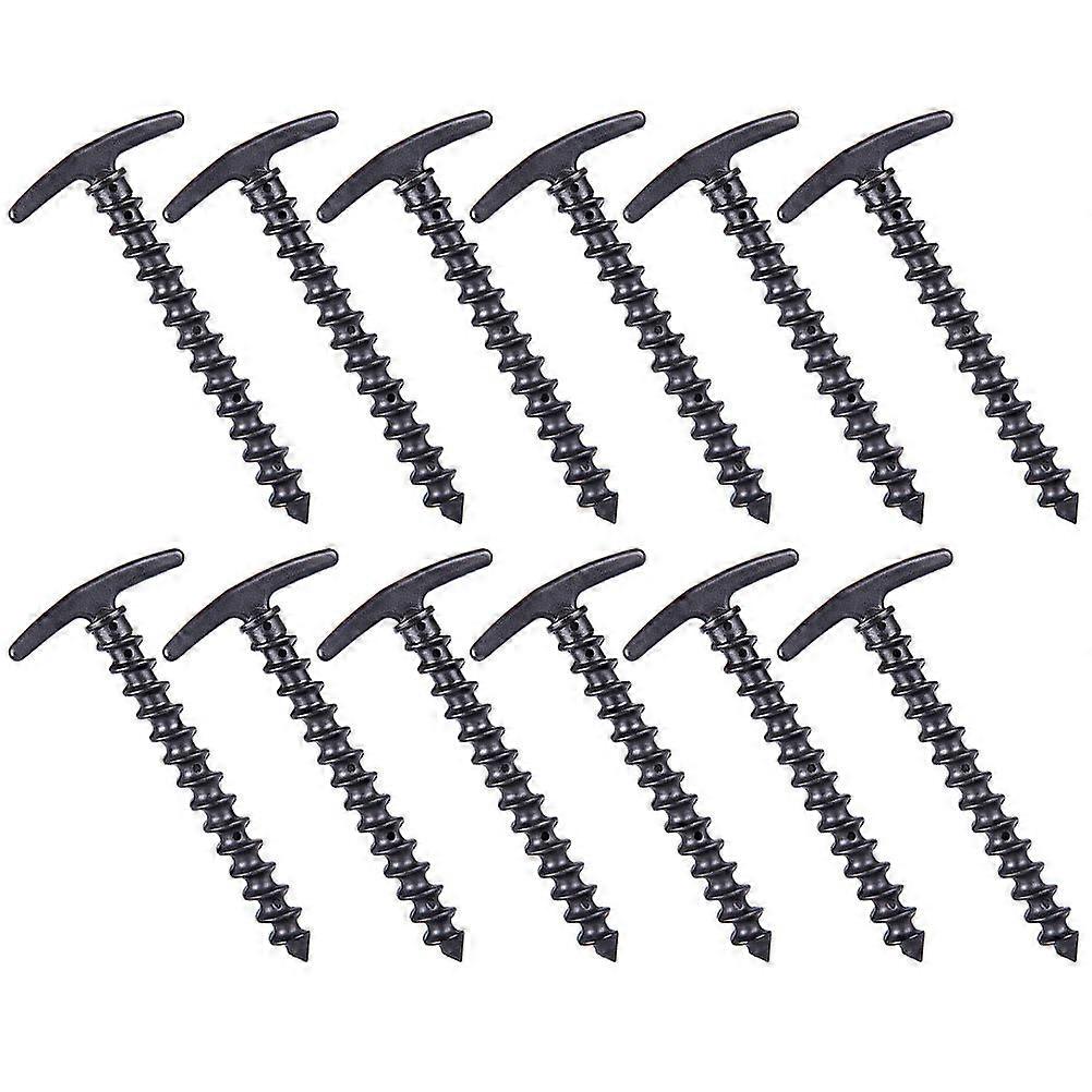 Tent Ground Nails Anti-Rust Firm Insertion Nylon 14.5X7X0.8CM Suitable for Outdoor Tents Campers 20Set
