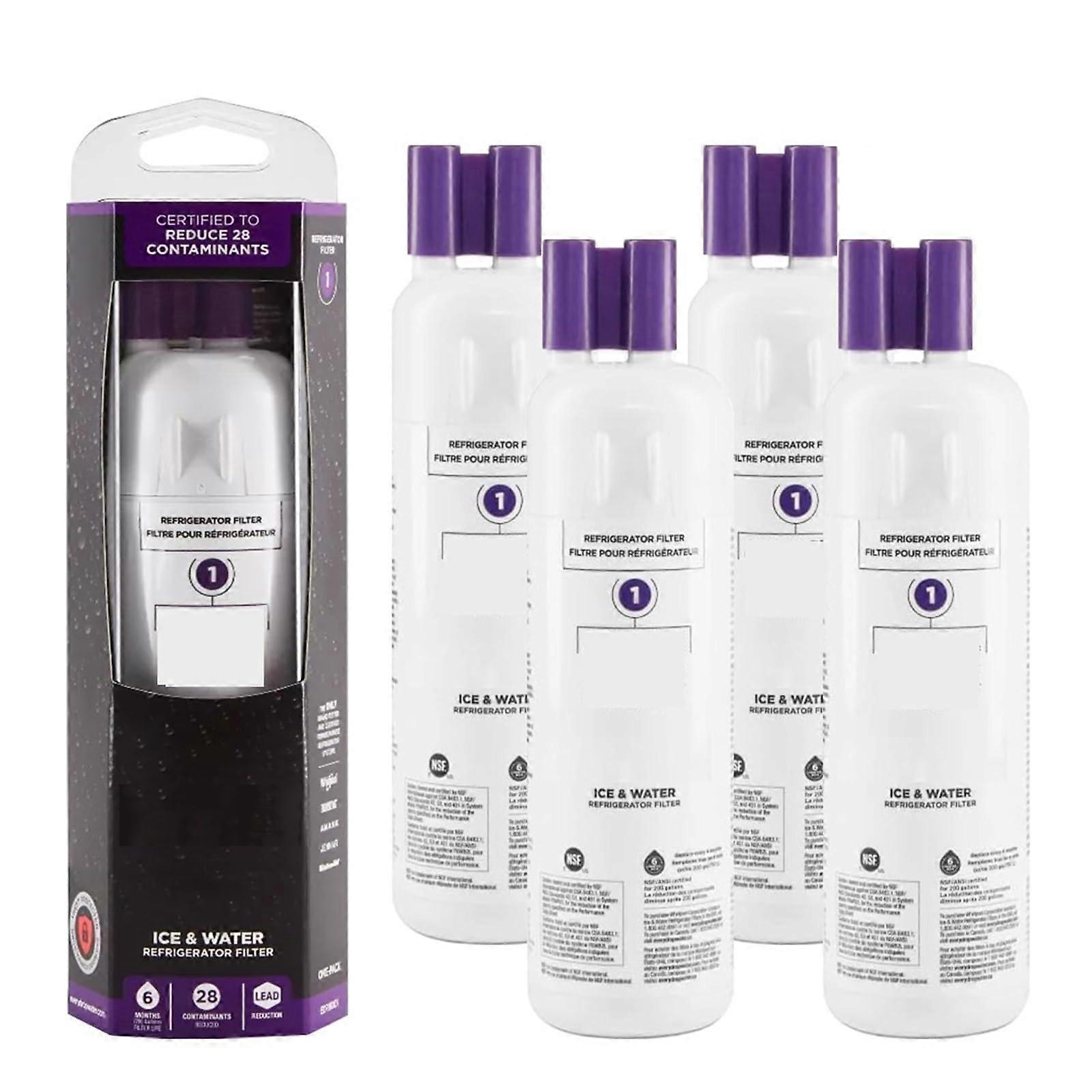 the refrigerator water filter, compatible with Whirlpool, EDR1RXD1, W10295370A, 9081, dropin filter 1, P8RFWB2L, P4RFWB (4pcs). Ref: 3269