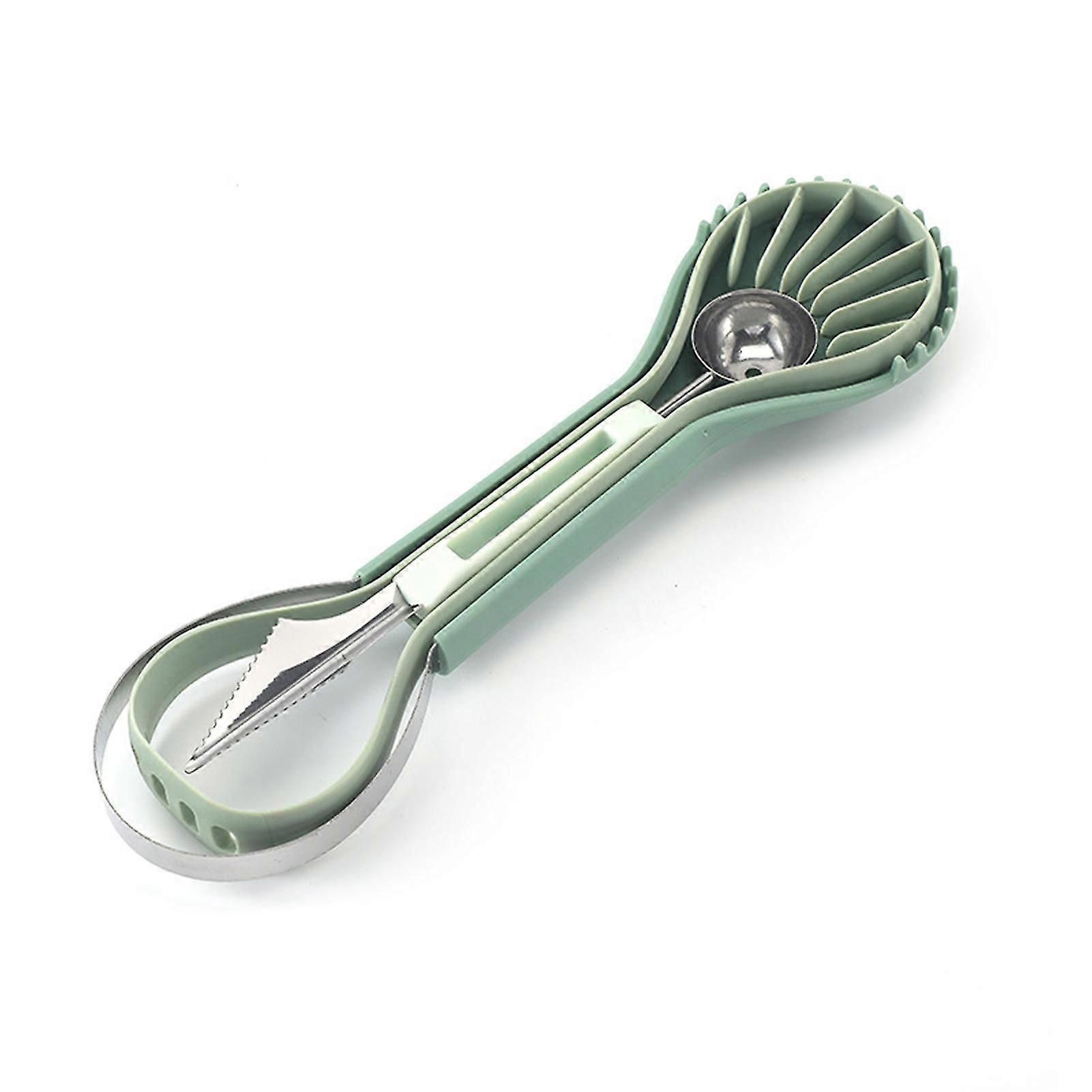 Watermelon Baller Scoop Set Reusable Time-Saving Fruit Slicers Dig Tool Set for Camping Picnics