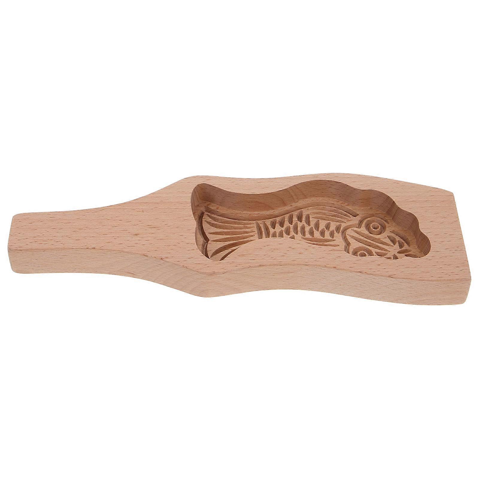 Wooden Fish Shape Baking Mold for Cake Jelly Chocolate DIY Craft Perfect for Parties and Occasions