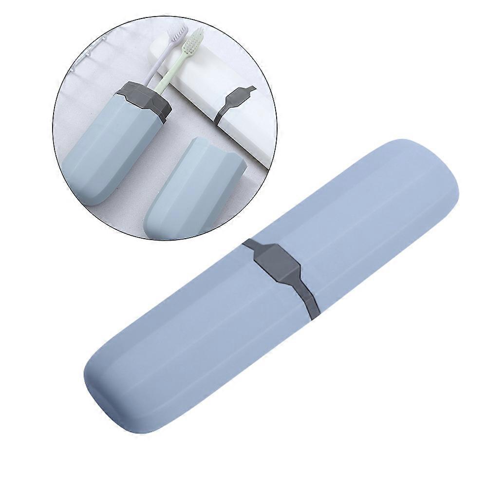 Portable Toothbrush Case for Travel Made from PP Material in Lavender Color 7.87x1.57x2.36 Inches
