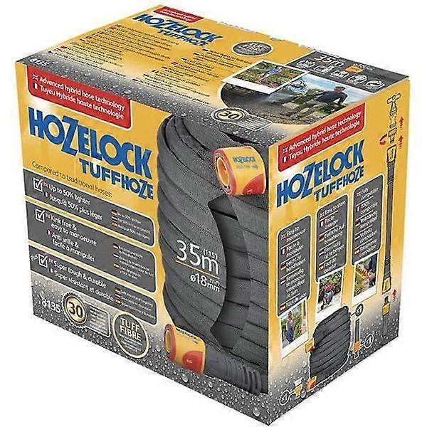 HOZELOCK TuffHoze garden hose Ø 15 mm Hose length: 35 m (8135A1240) Grey