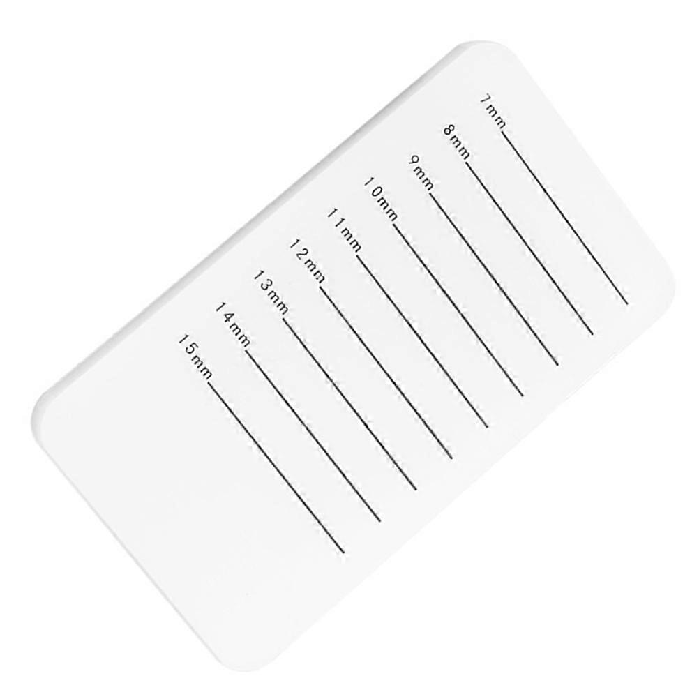 Acrylic Eyelash Display Board with Scale for Easy Measurement, Handheld Grafting Tray for Professional & Personal Use, Lash Extension Supplies