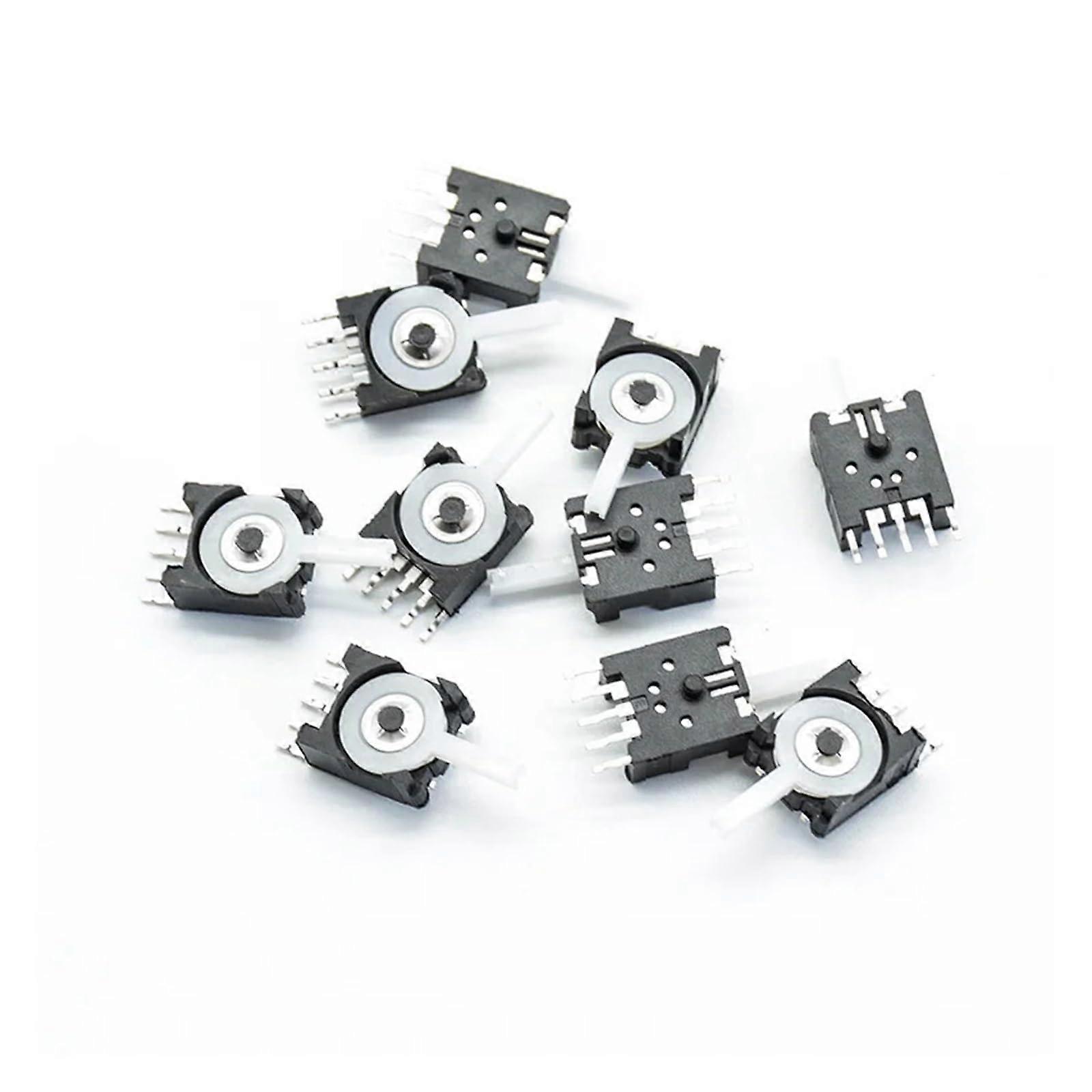 10pcs black detection rocker limit swing movement rocker switch 5 feet reset left and right switch toggle switch