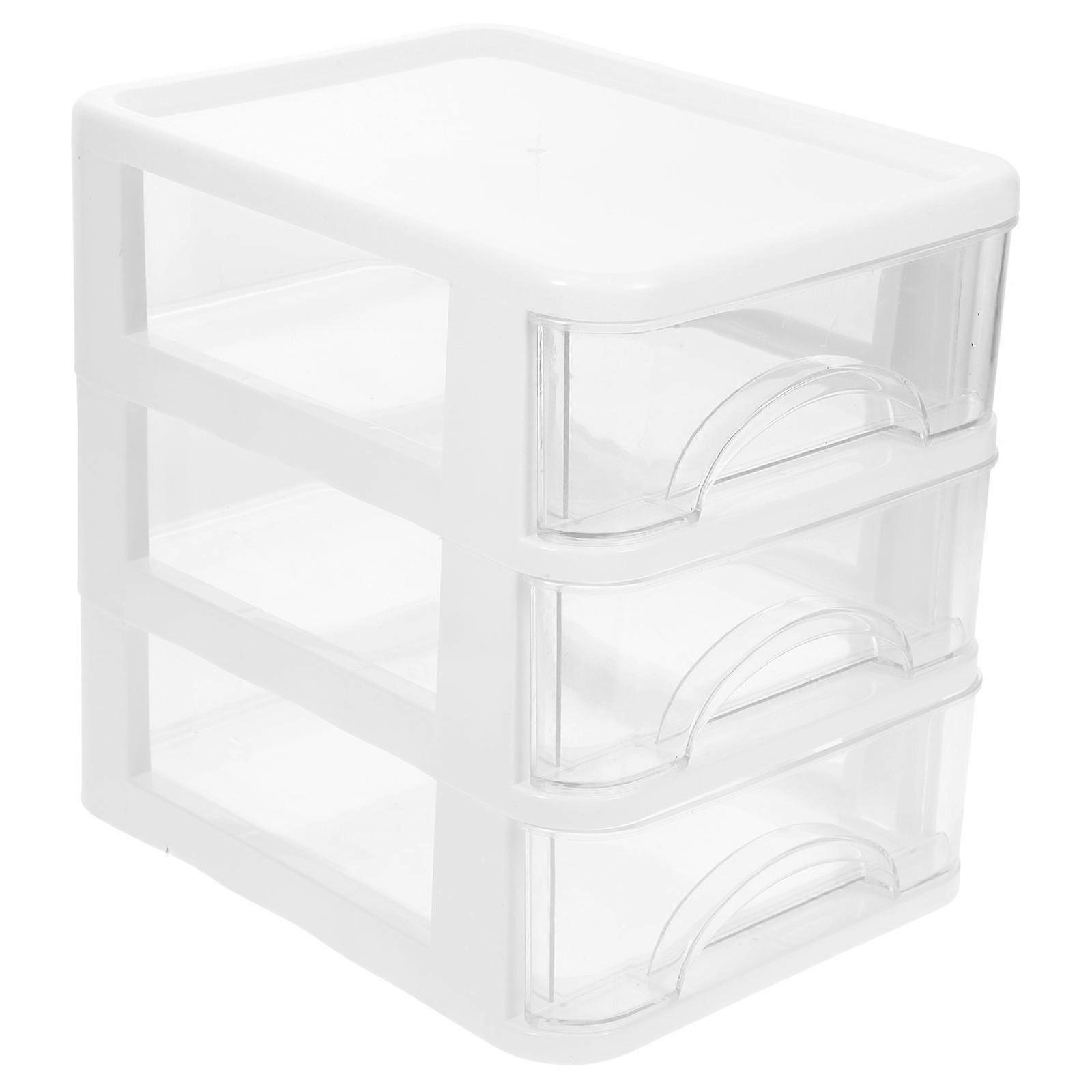 Practical Plastic Desk Organizer with Storage Drawers for Garden .8x5.1x4.7 Inches