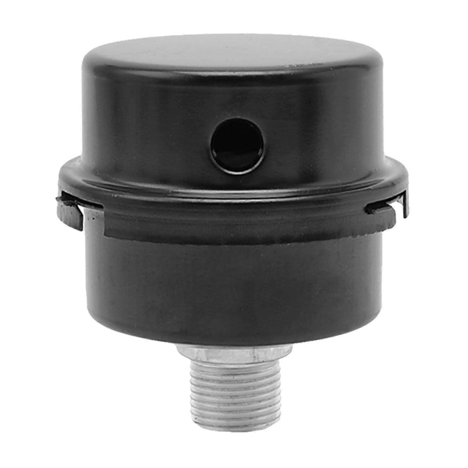 Air compressor intake filter with alloy thread, silencer, 20 mm