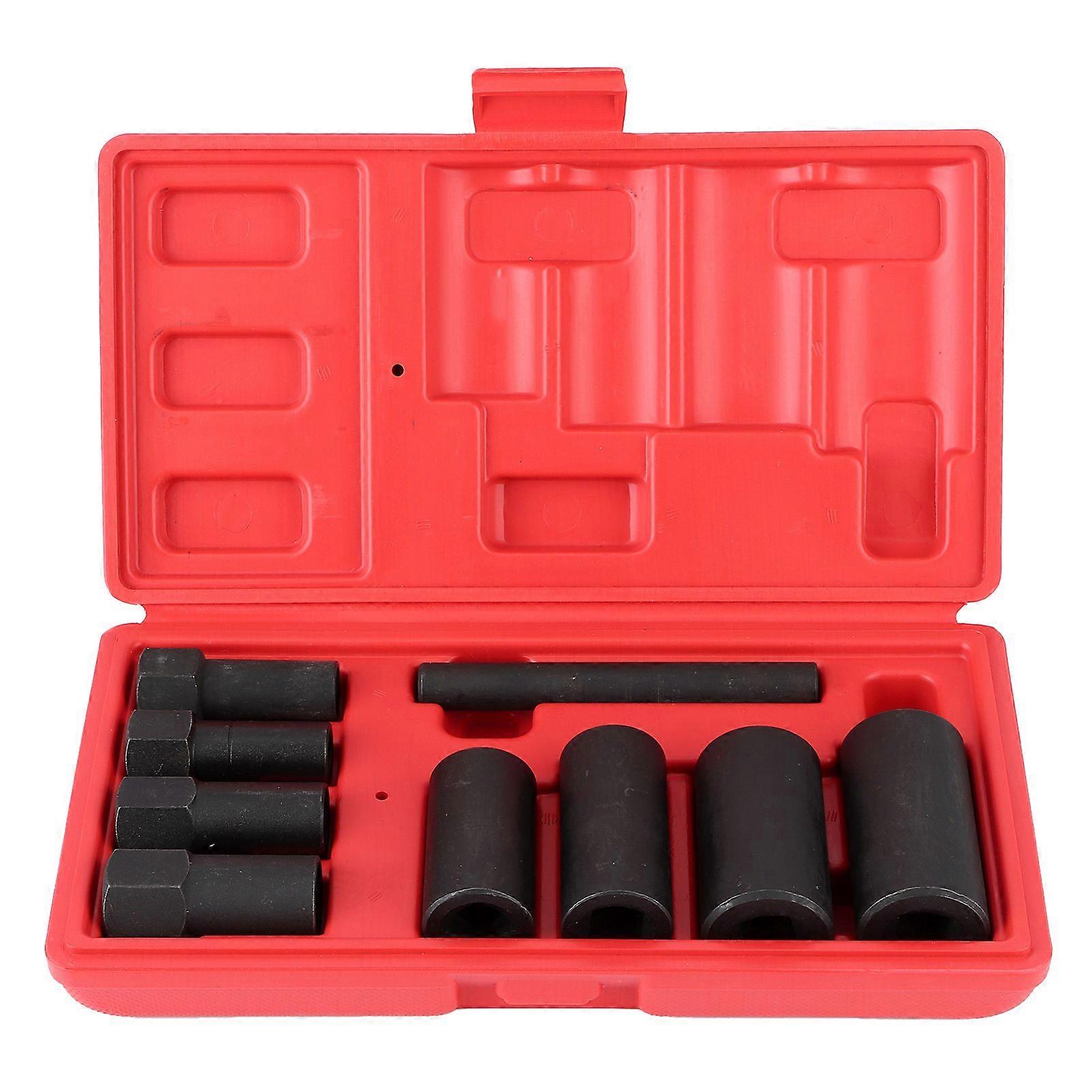 Schraubenmuttern-Entferner-Steckschlüssel-Set 9-teilig 1/2-Zoll-Gleitdrahthülse