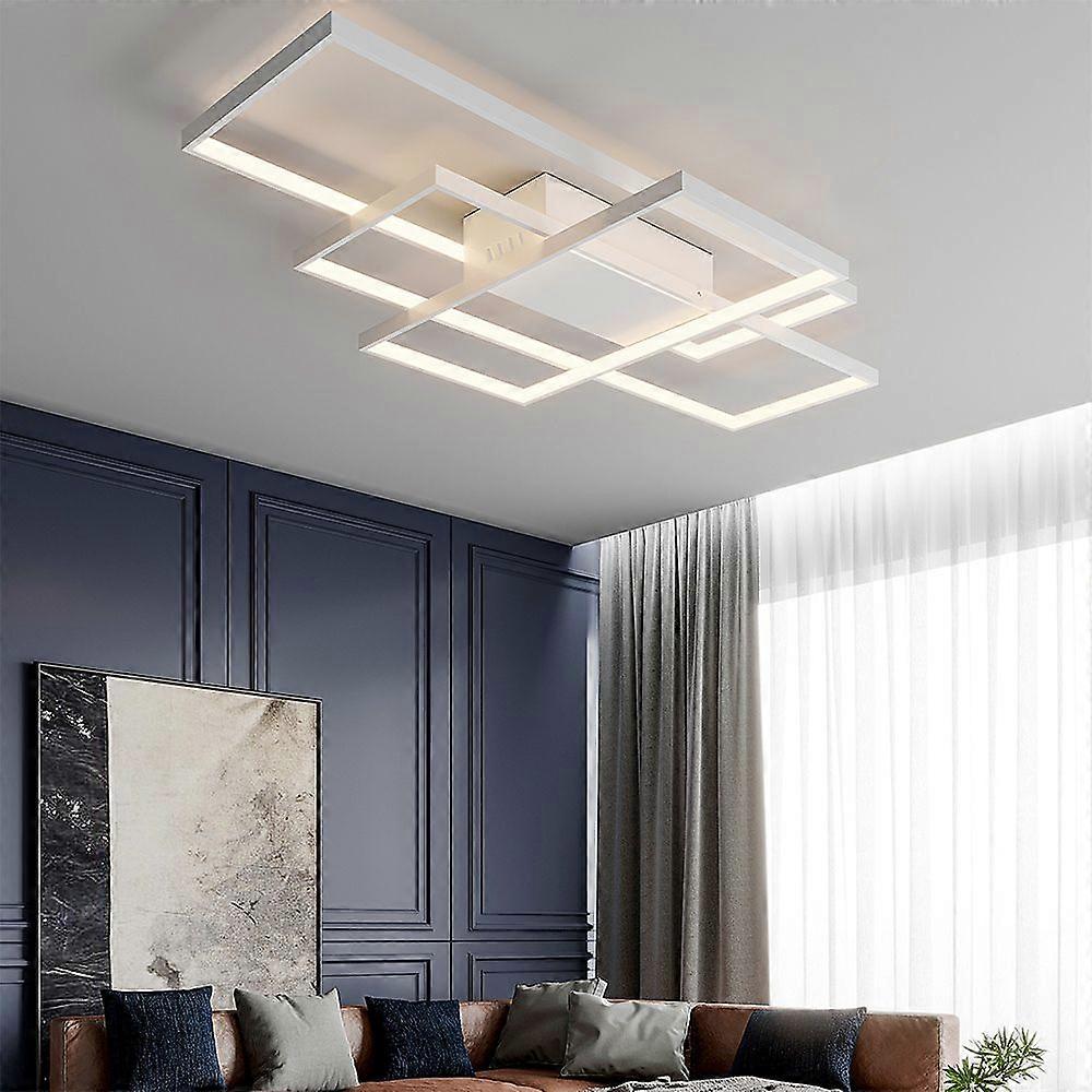 Modern Rectangle LED Ceiling Light , White