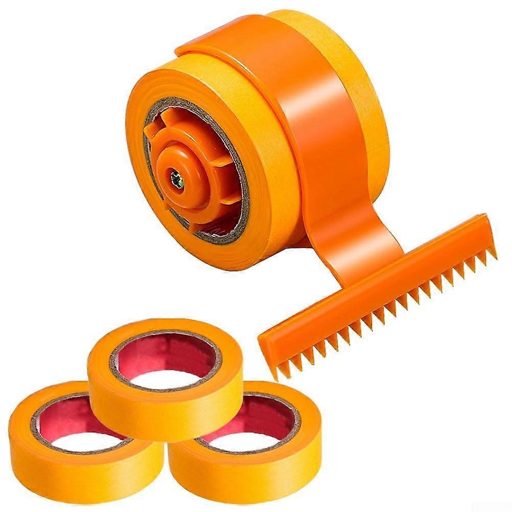 Ergonomic Tape Applicator Tool Model A, Plastic, Handheld, Compatible With Standard Adhesive Tape, For Clean Cuts