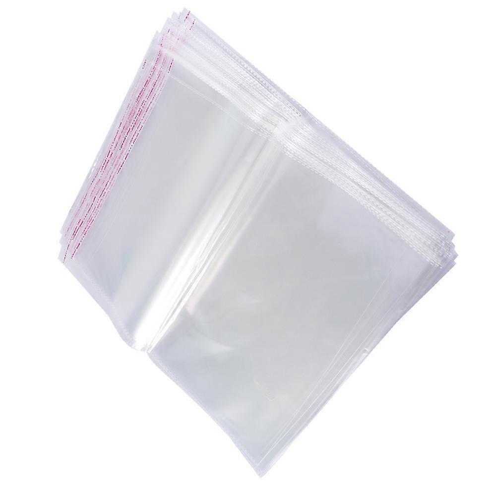 Transparent Self-adhesive Wrapping Bags for Gift and Storage Use 100pcs OPP Material