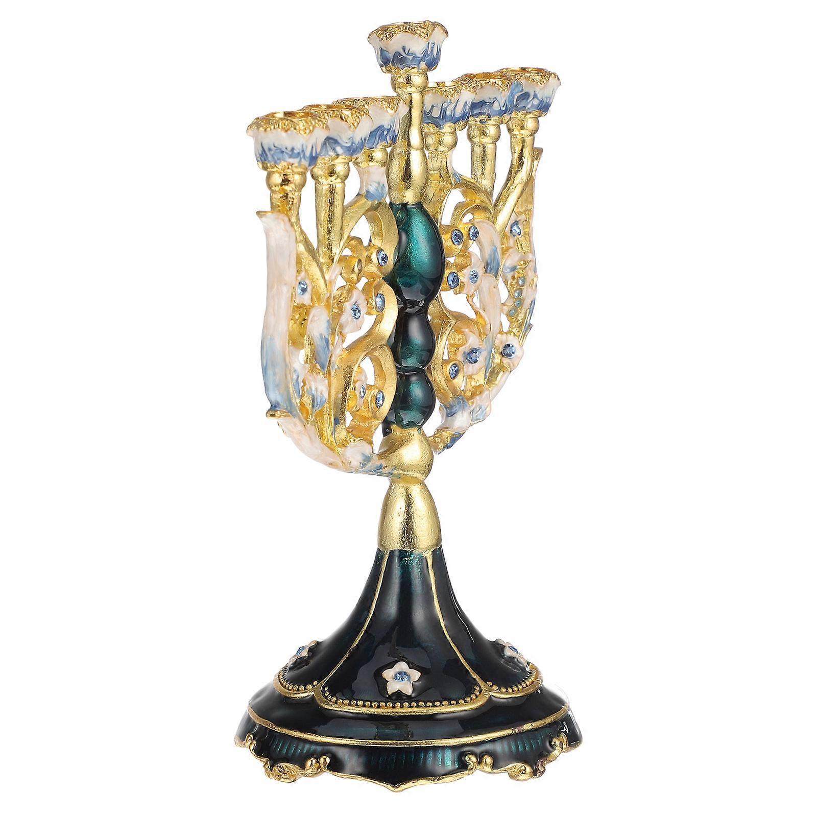 Handcrafted Retro Candlestick Holder Designed For Home Decoration Ornament With Classic Style And Creative Appearance 1Pack