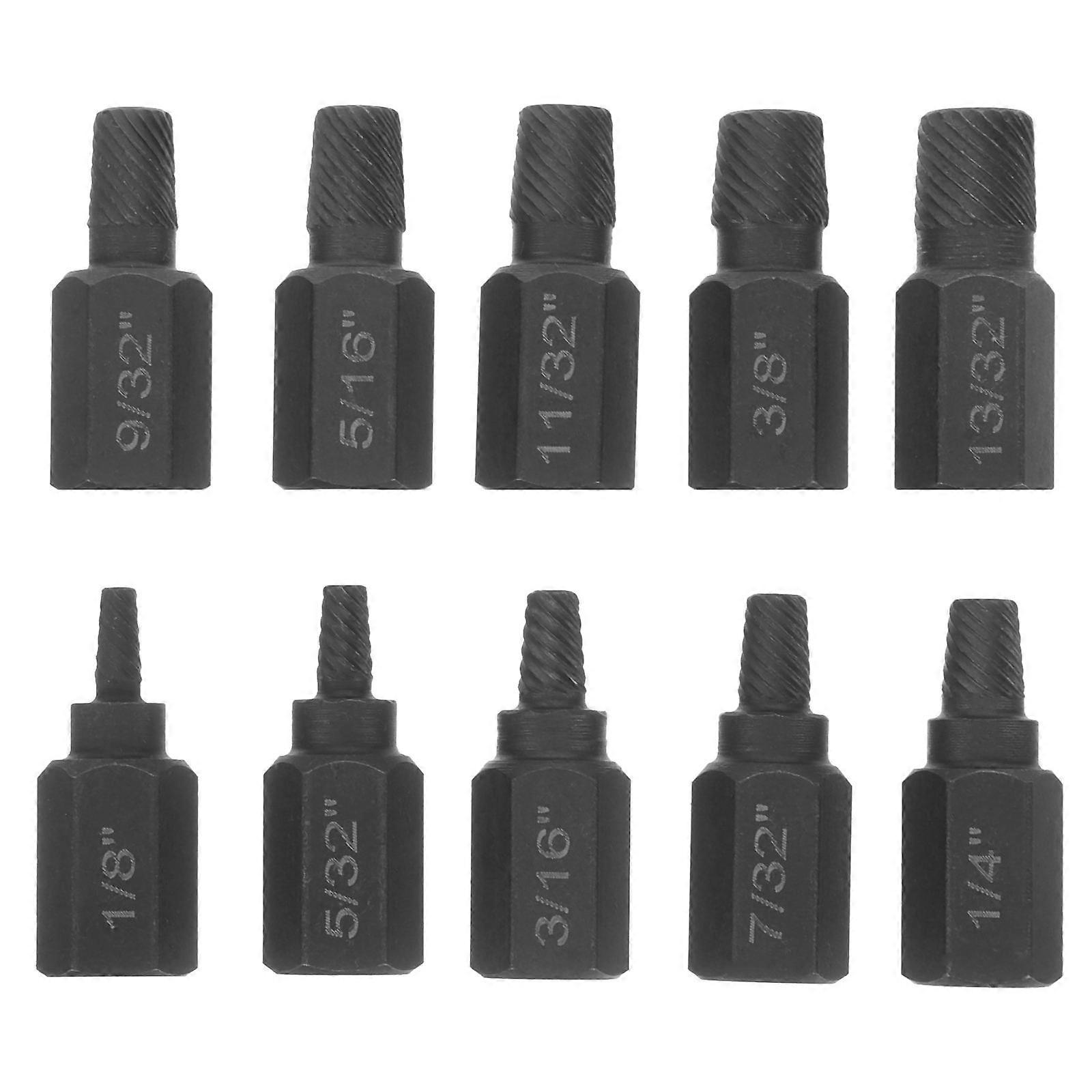 Screw Extractor Kit Stripped Bolt Remover Durable Chrome Vanadium Handle Easy Grip for Screws Bolts